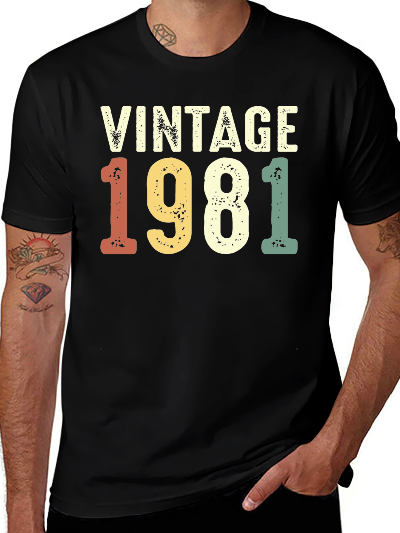 Variant 22 of Vintage 1981 T-Shirt - Retro Birthday Gift