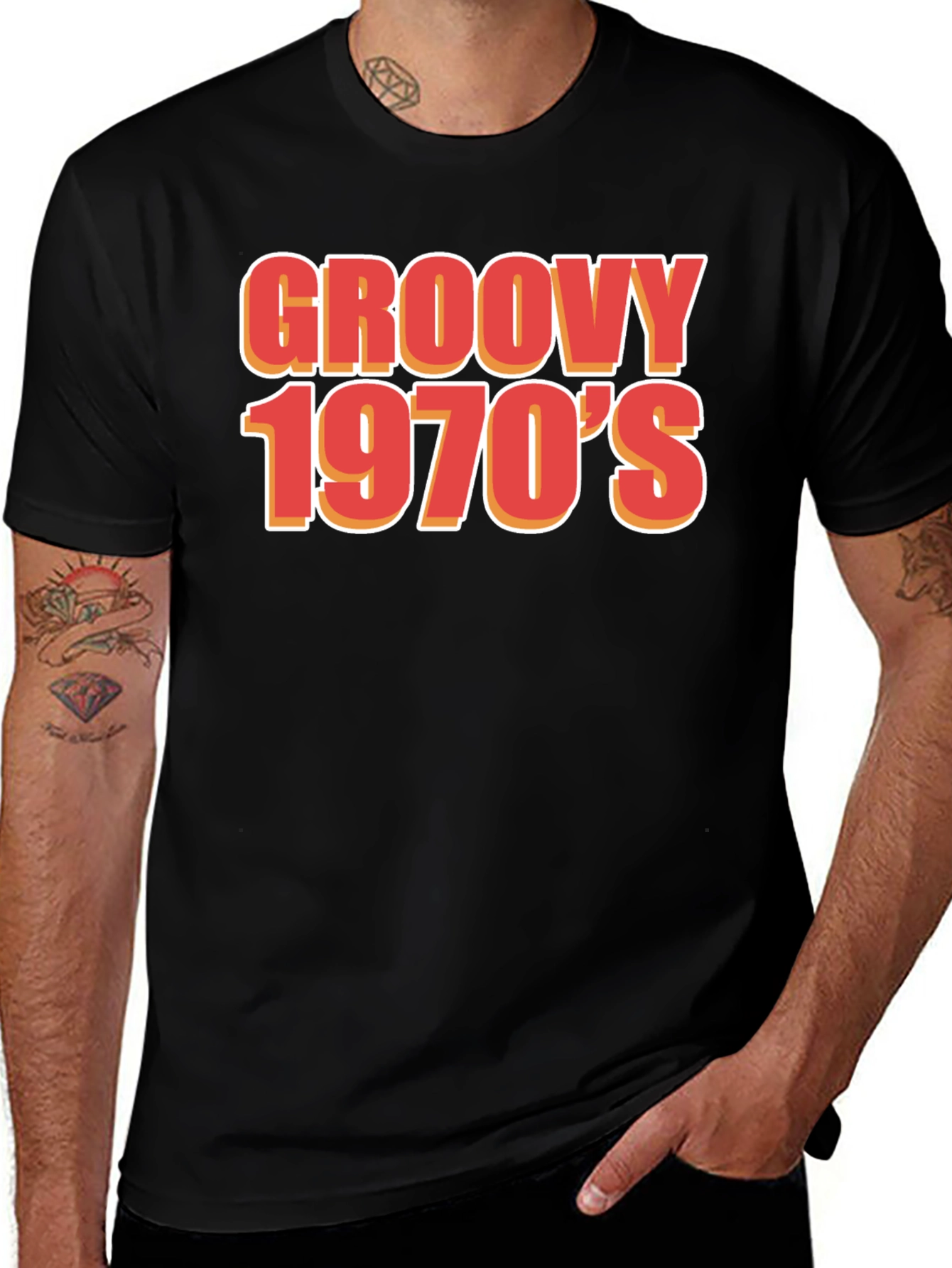 Variant 19 of Groovy 1970's Graphic T-Shirt