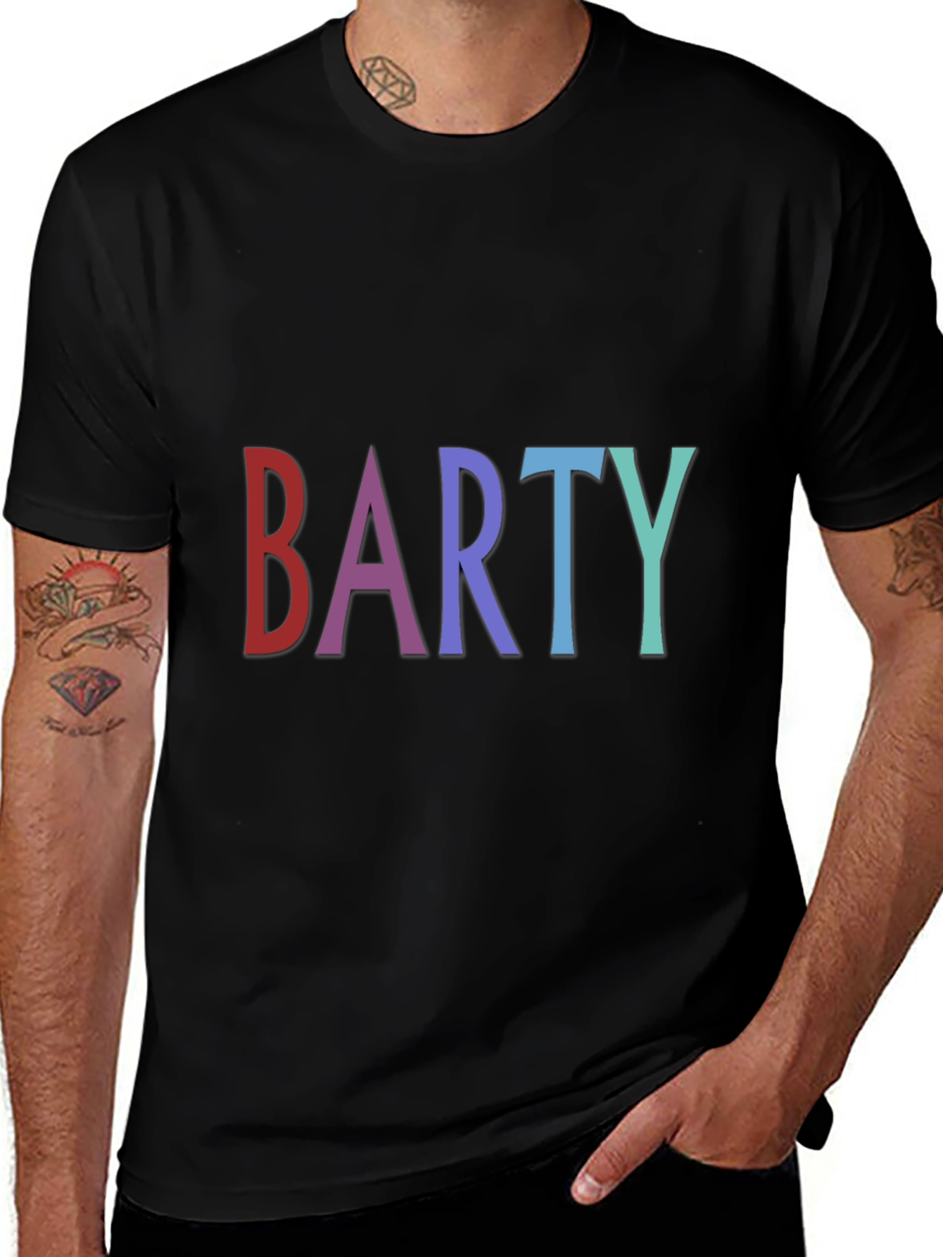 Variant 14 of Barty Graphic Tee - Vibrant Colors