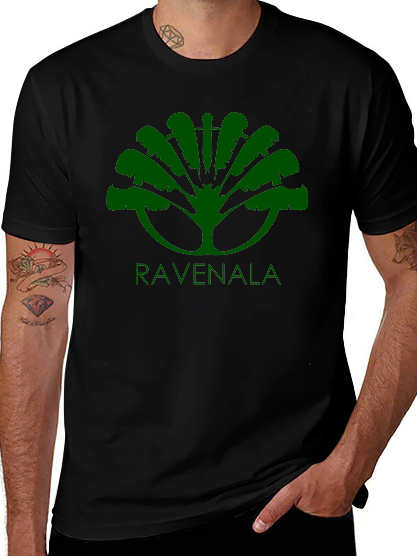 Ravenala T-Shirt - Madagascar Palm Design