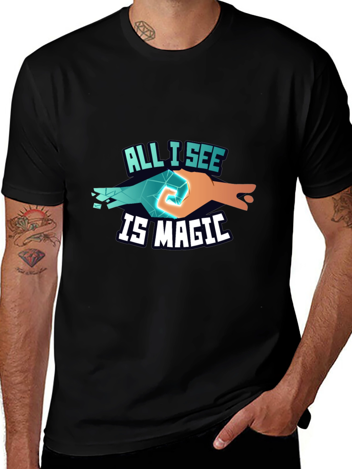 Variant 12 of All I See Is Magic T-Shirt, Unique Design