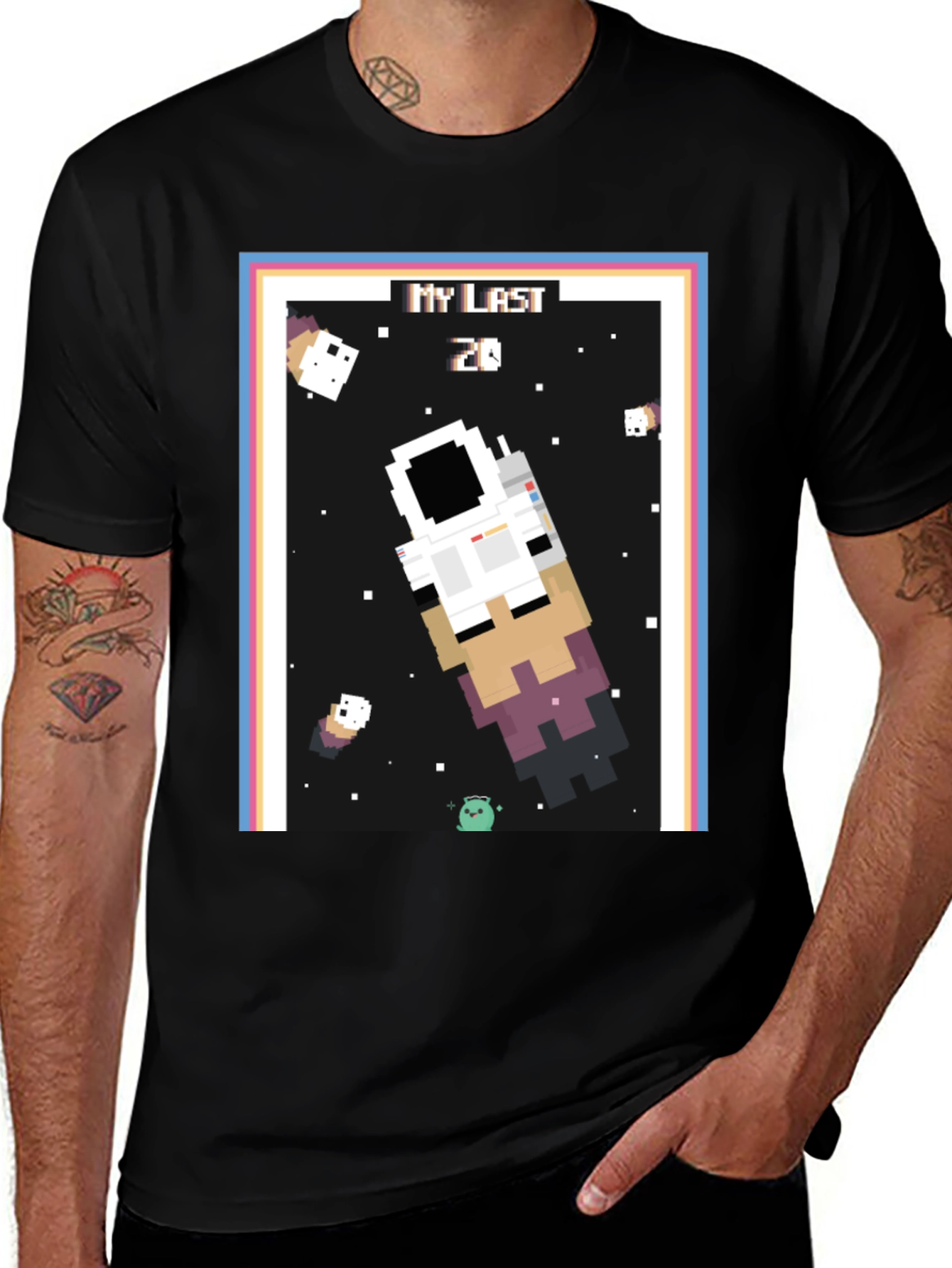 Variant 11 of My Last 20 T-Shirt - Pixel Space Adventure