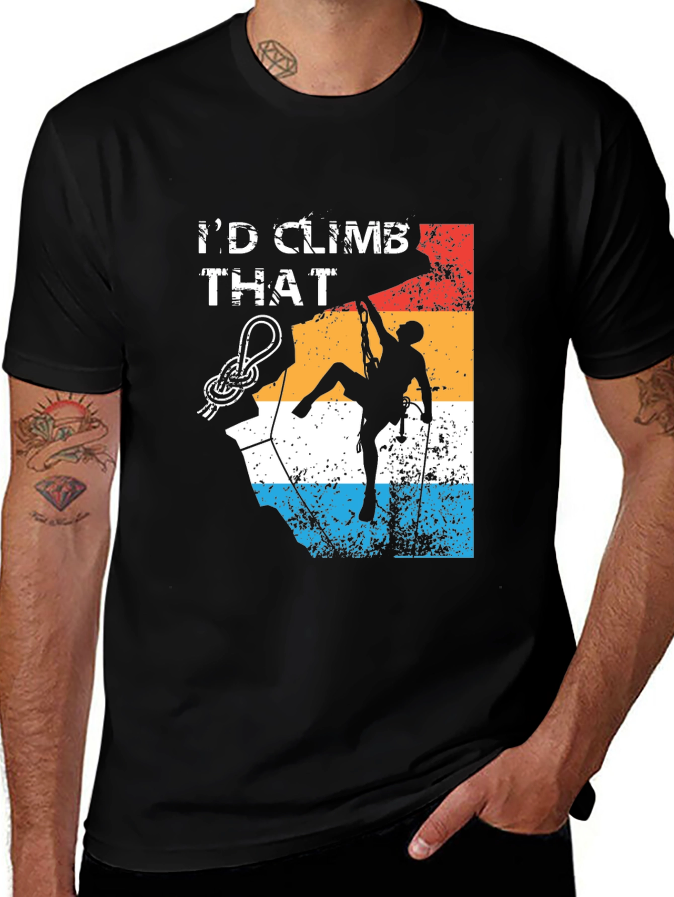 Variant 11 of I'd Climb That T-Shirt | Rock Climbing Shirt