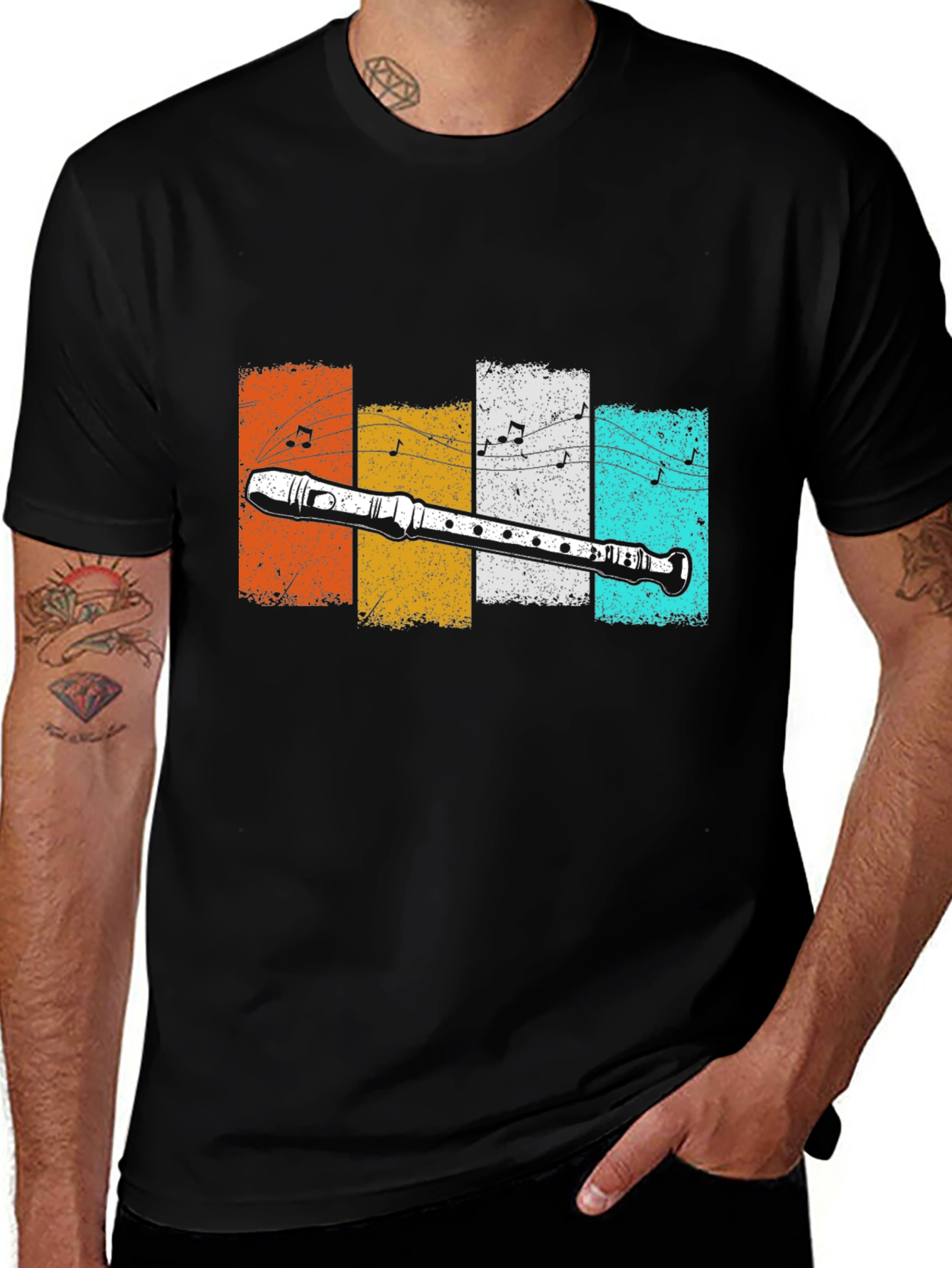Variant 26 of Retro Recorder Music T-Shirt