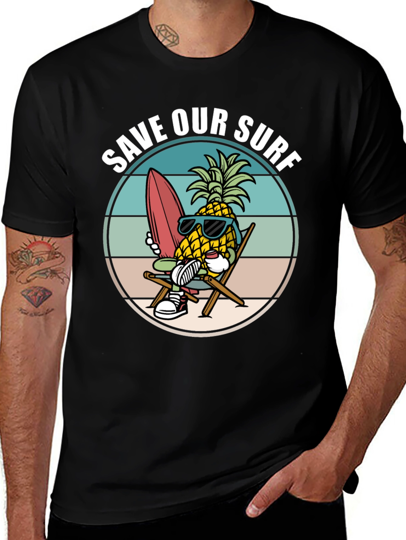 Variant 27 of Save Our Surf Graphic T-Shirt