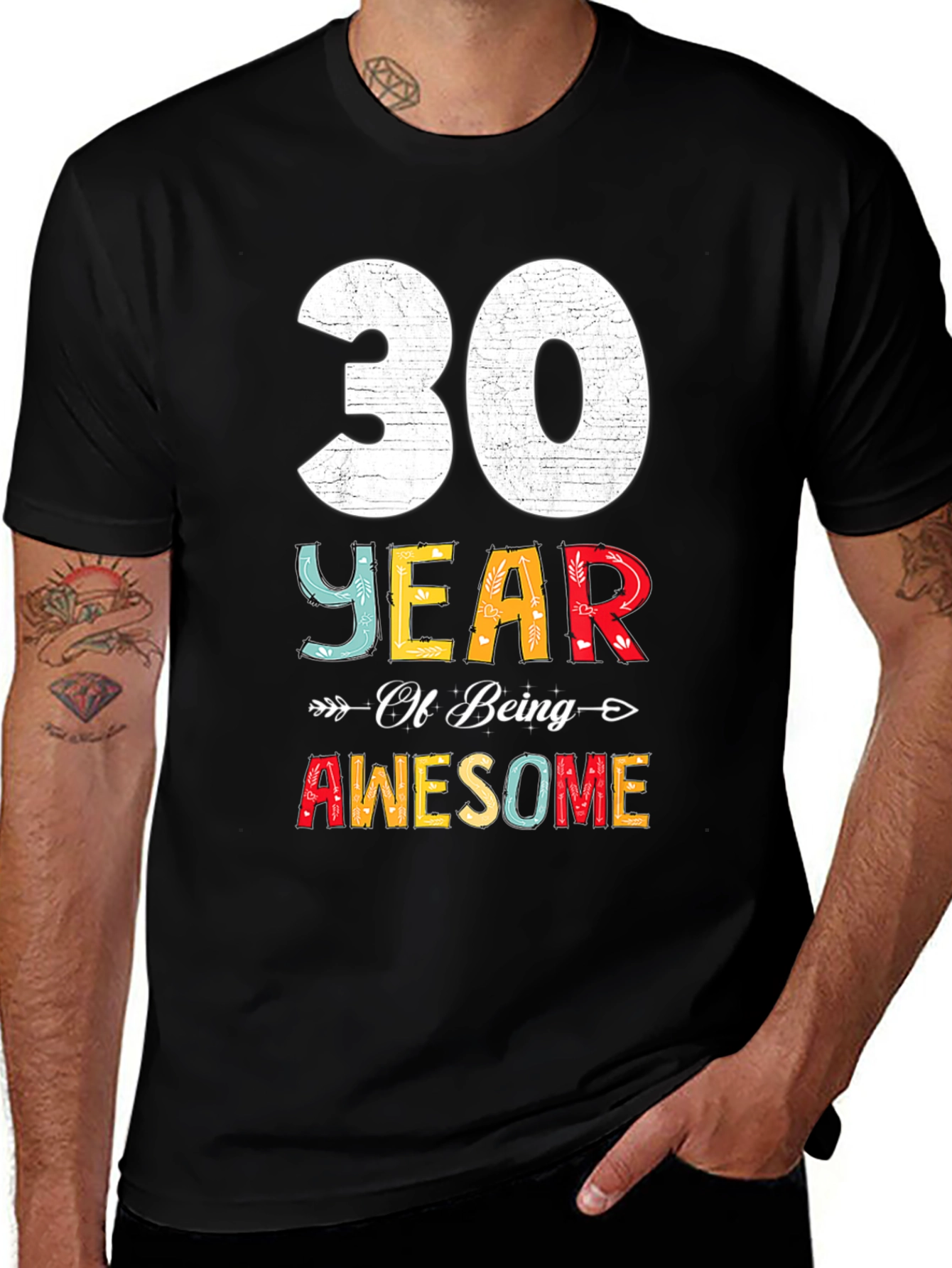 Variant 10 of 30 Years Awesome T-Shirt Birthday Gift