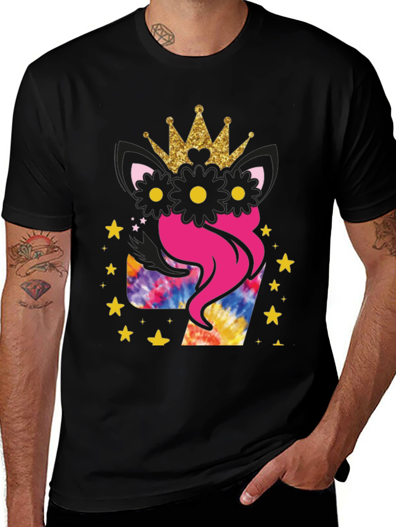 Variant 26 of Girl's 7th Birthday Unicorn T-Shirt