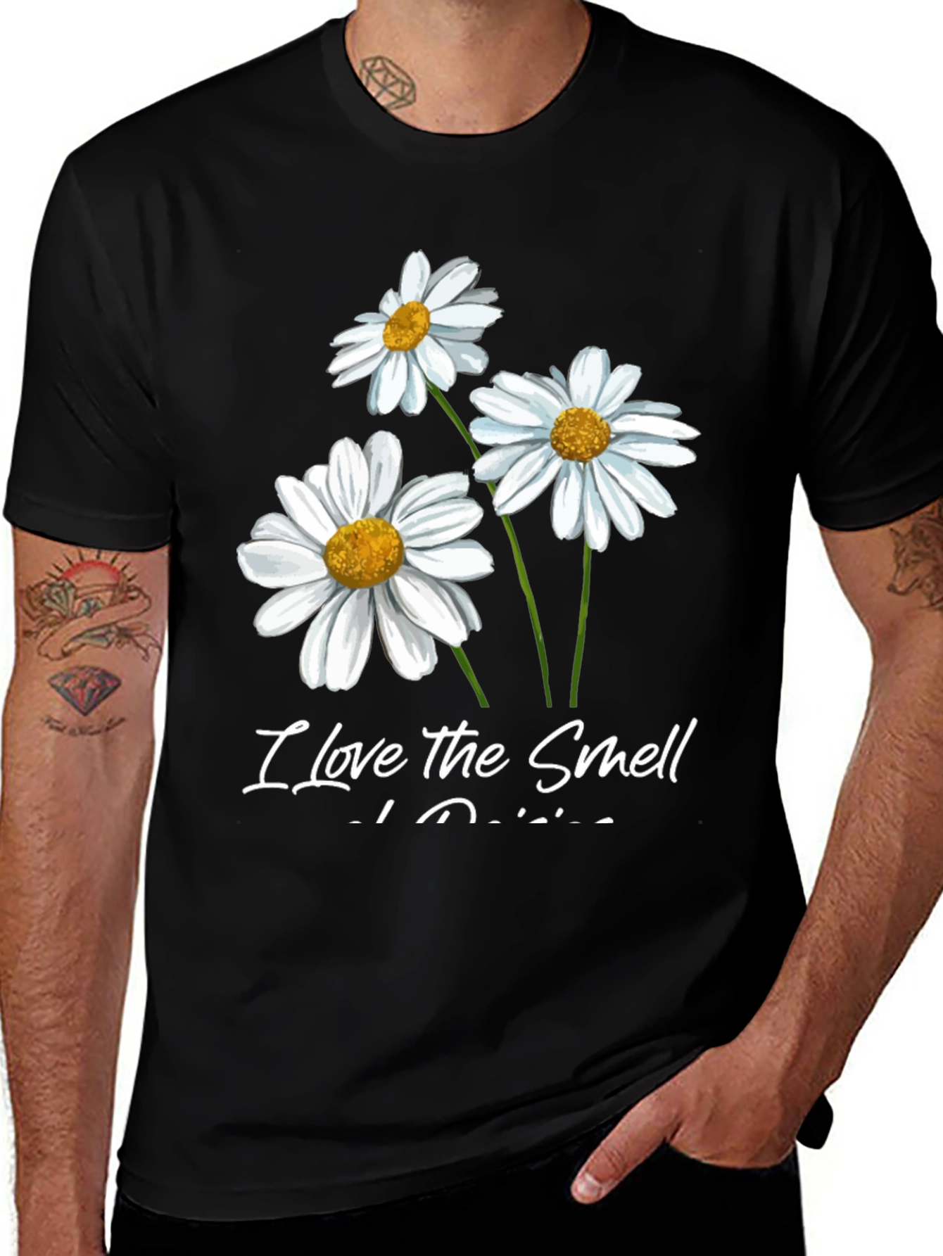 Variant 13 of Daisy Graphic Tee: Love the Smell!