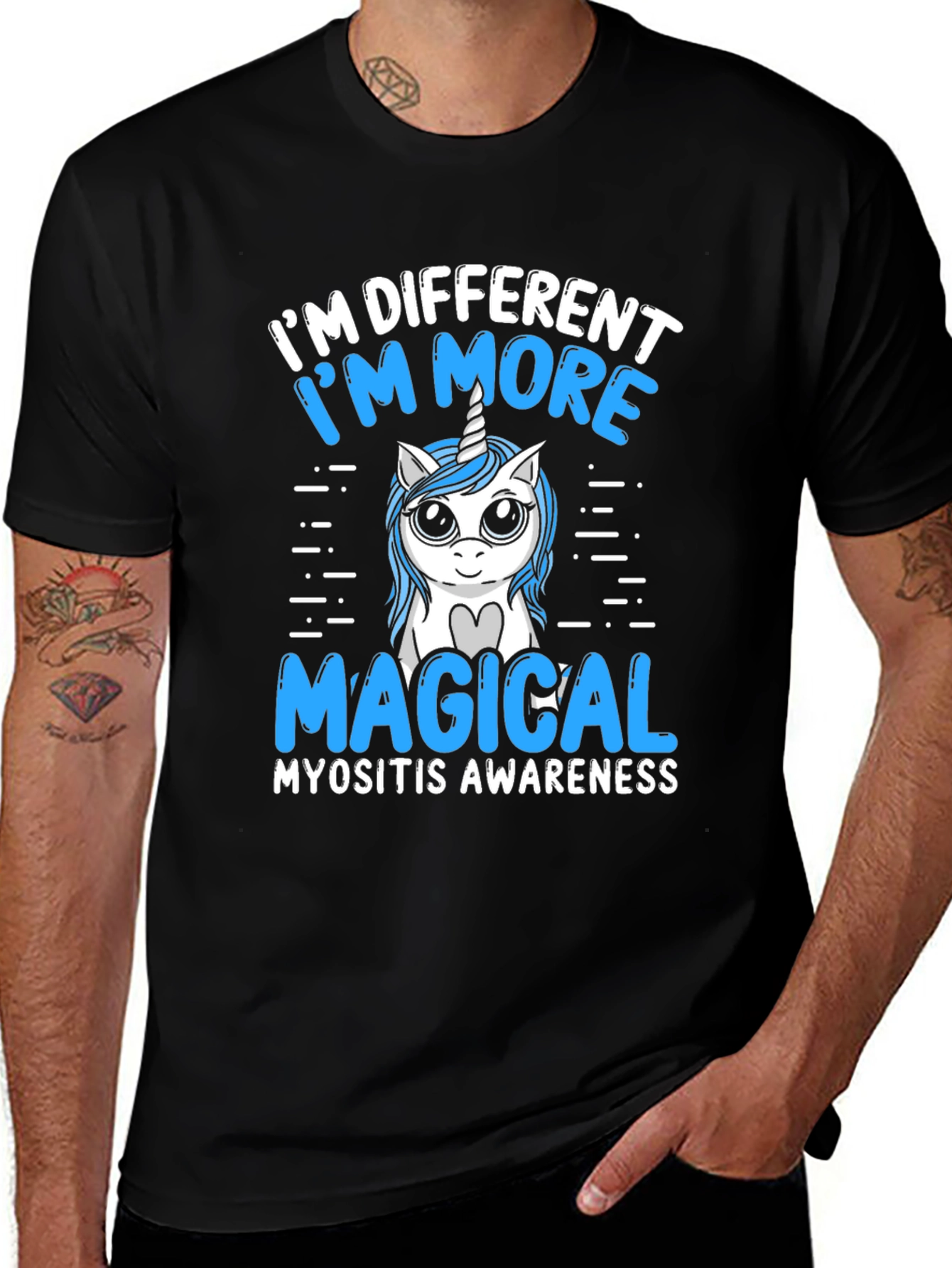 Myositis Awareness Unicorn T-Shirt