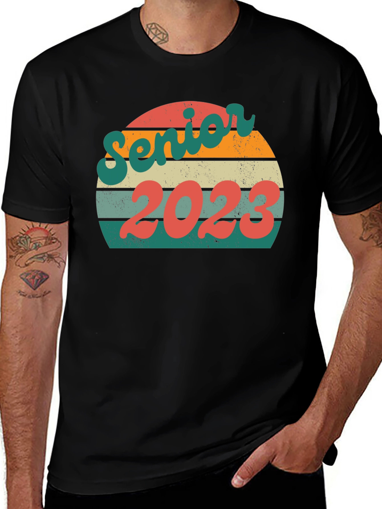 Senior 2023 T-Shirt Vintage Style