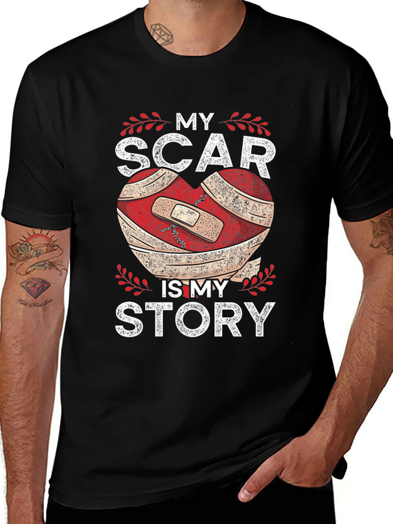 Variant 15 of My Scar Is My Story Graphic T-Shirt