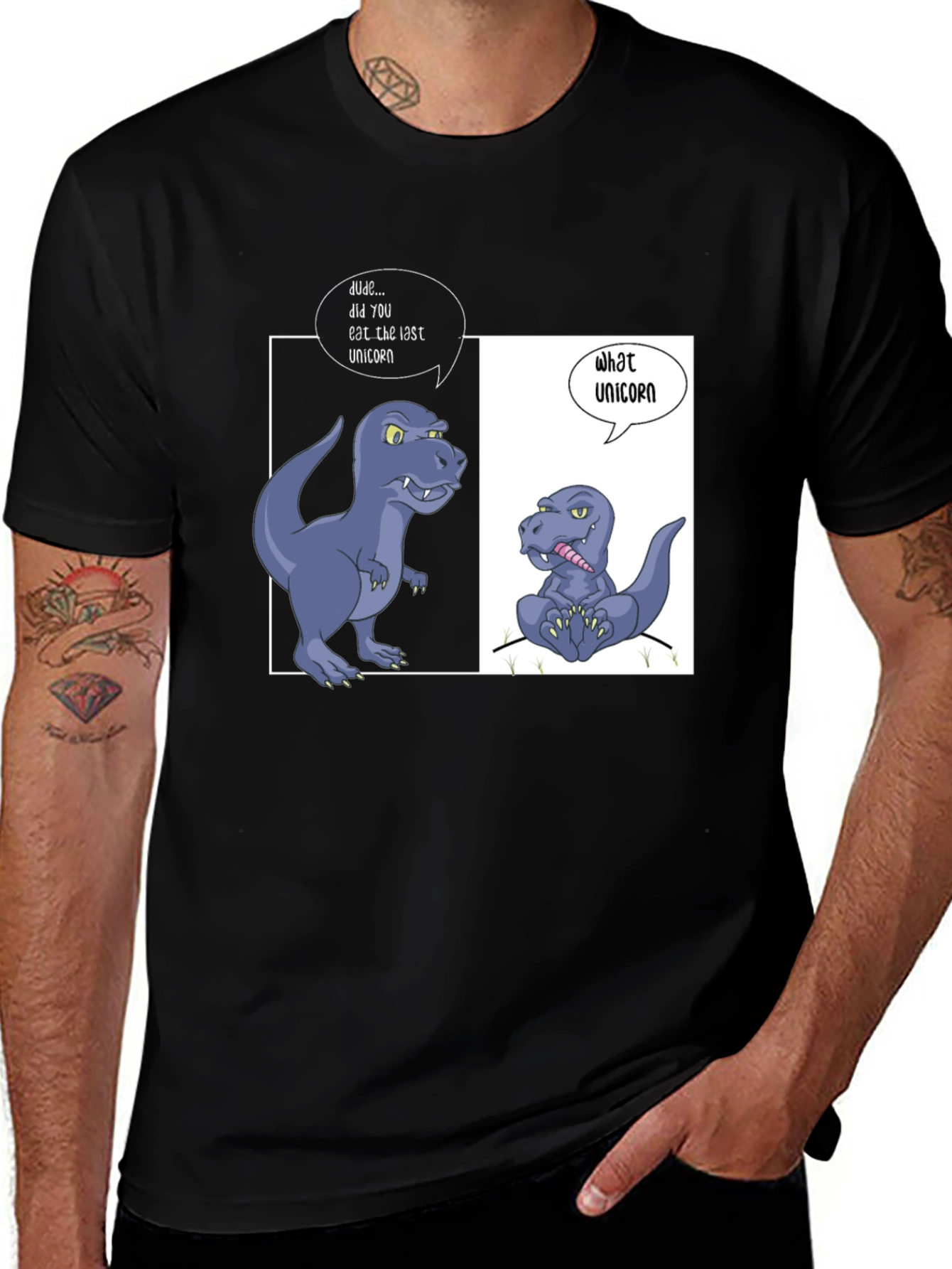 Variant 5 of Funny Dinosaur T-Shirt - Did You Eat The Last Unicorn?