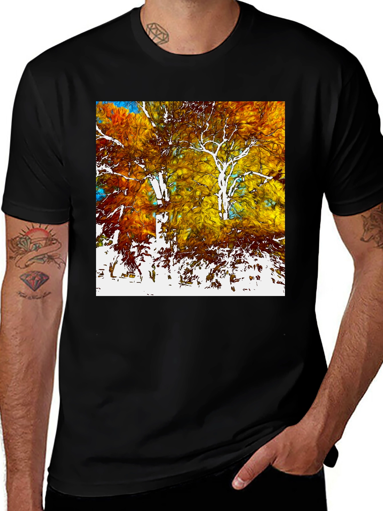 Variant 23 of Autumn Trees Graphic Tee