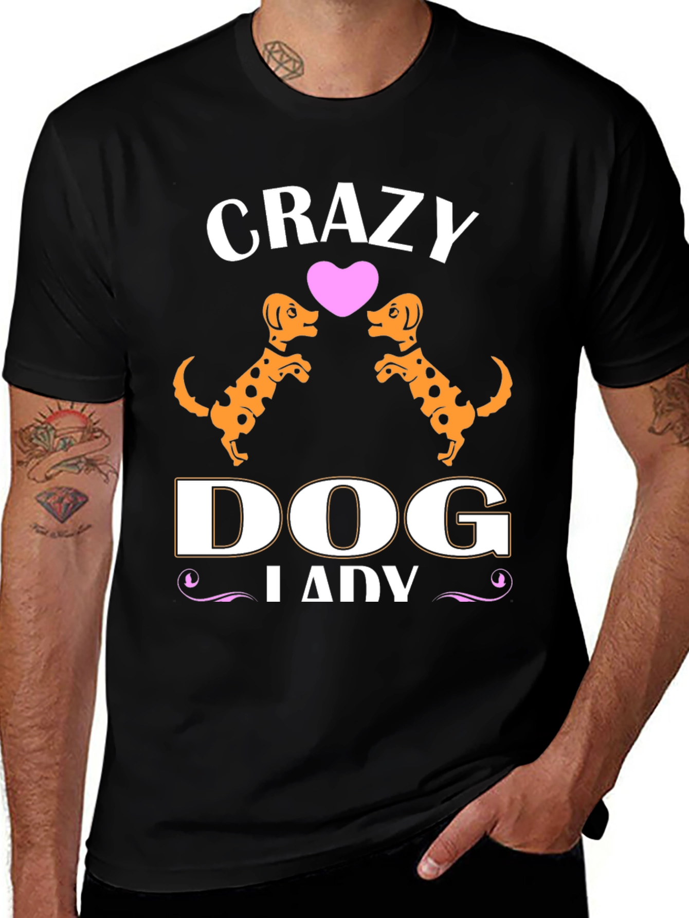 Variant 19 of Crazy Dog Lady Graphic Tee