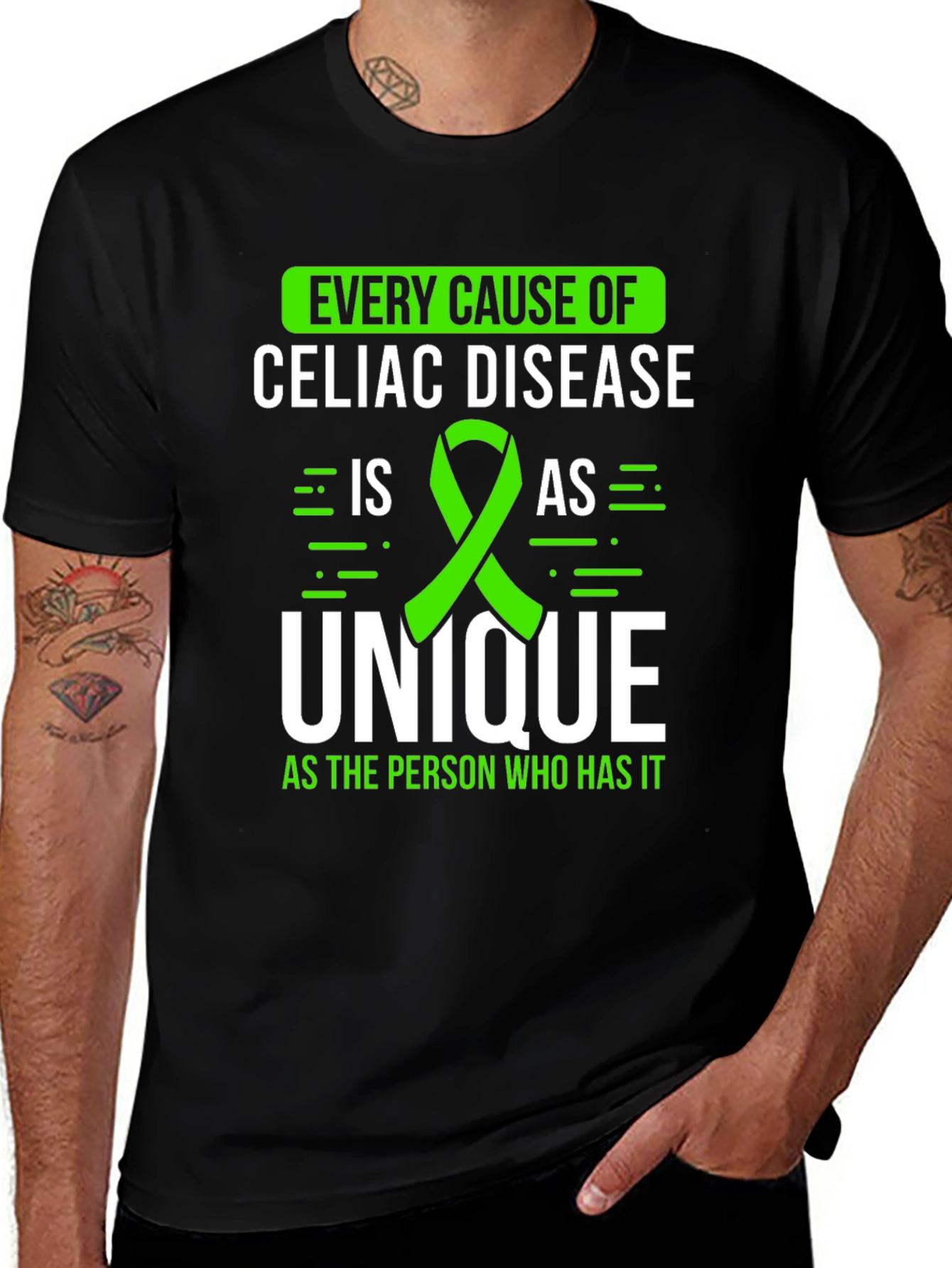 Celiac Disease Awareness T-Shirt - Unique Causes Design