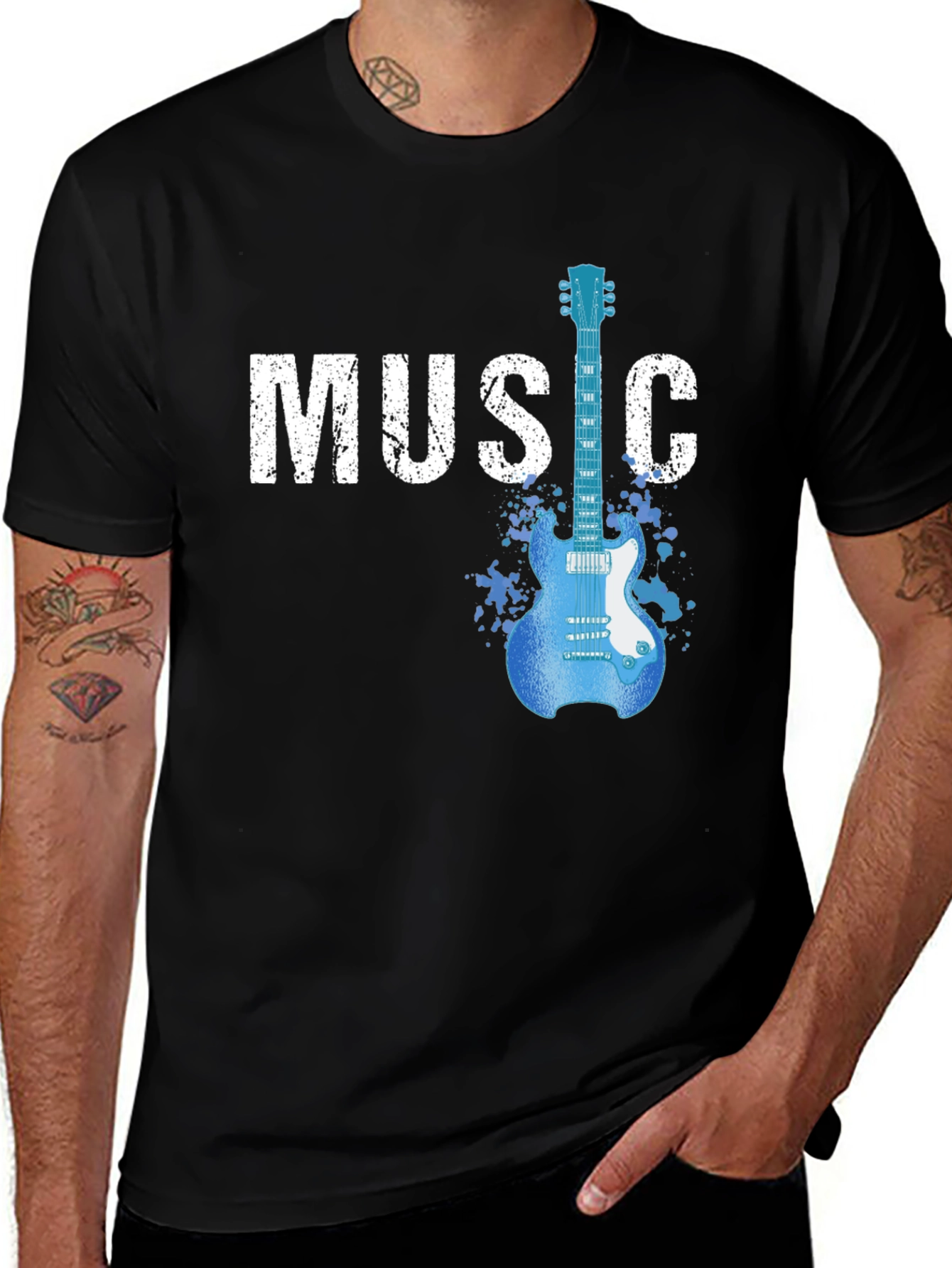 Variant 26 of Music Guitar T-Shirt - Cool Graphic Tee