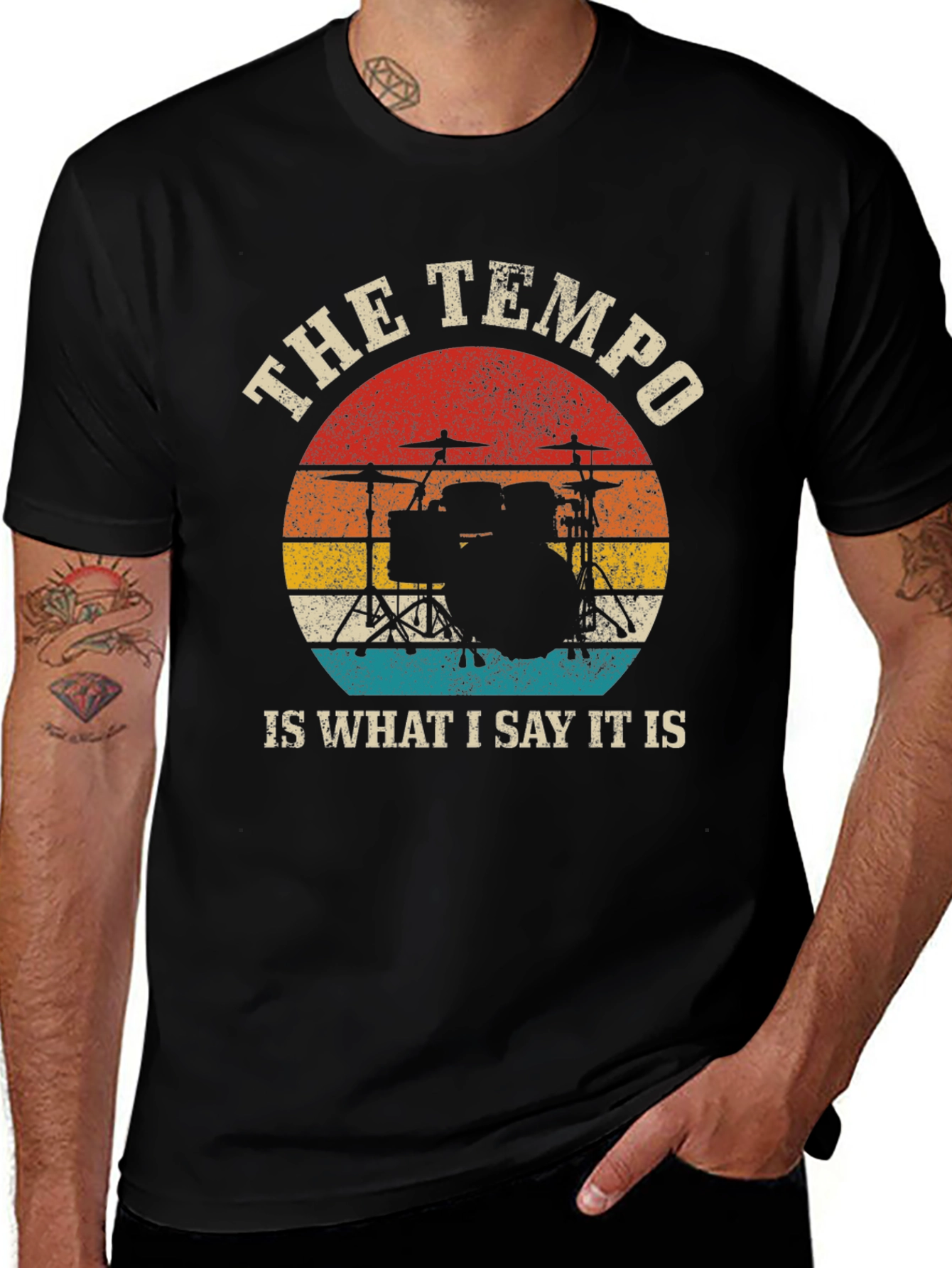 Variant 21 of The Tempo Drummer T-Shirt