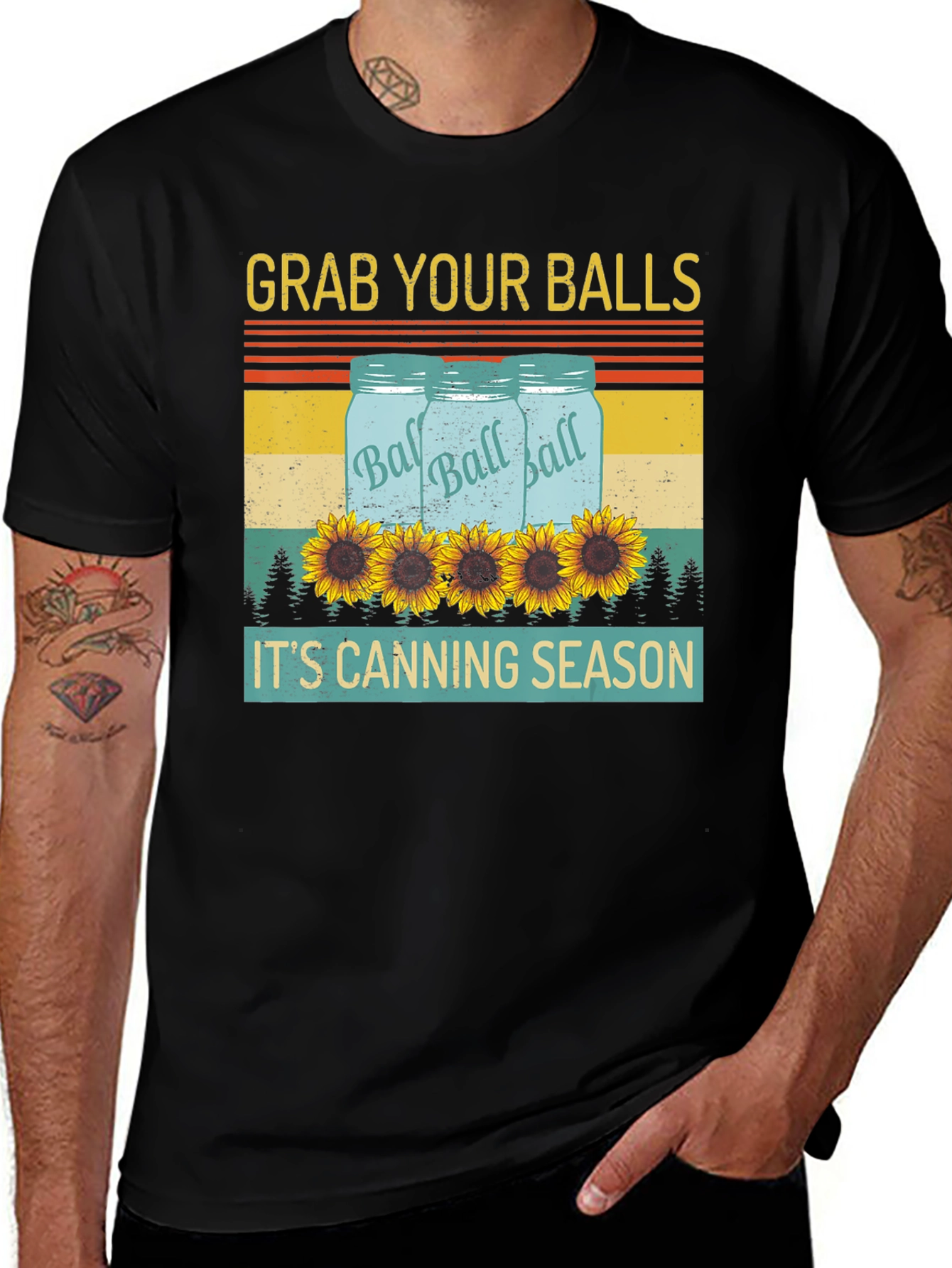 Variant 20 of Grab Your Balls Canning Season Graphic T-Shirt