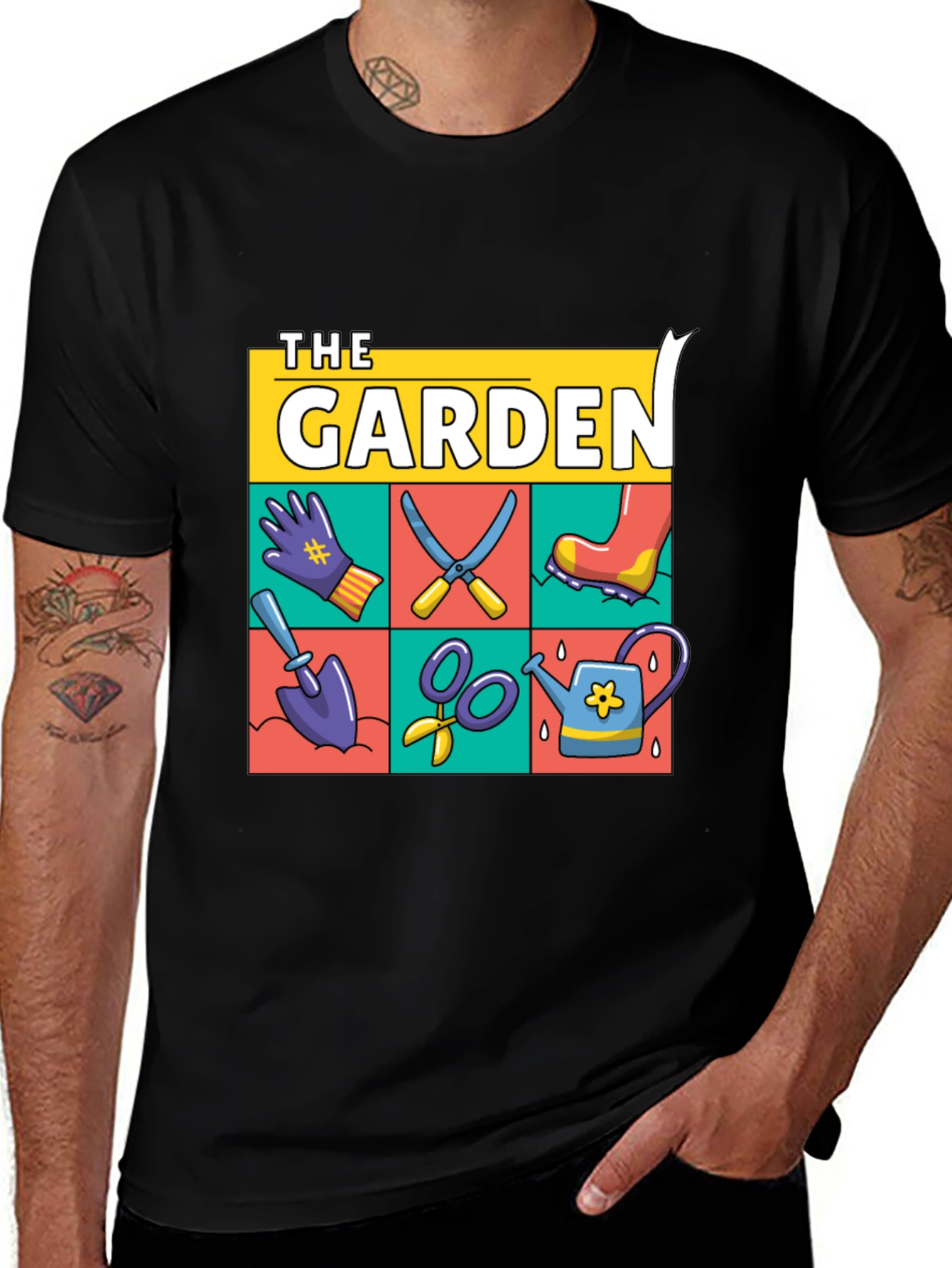 The Garden T-Shirt - Gardening Tool Graphic Tee