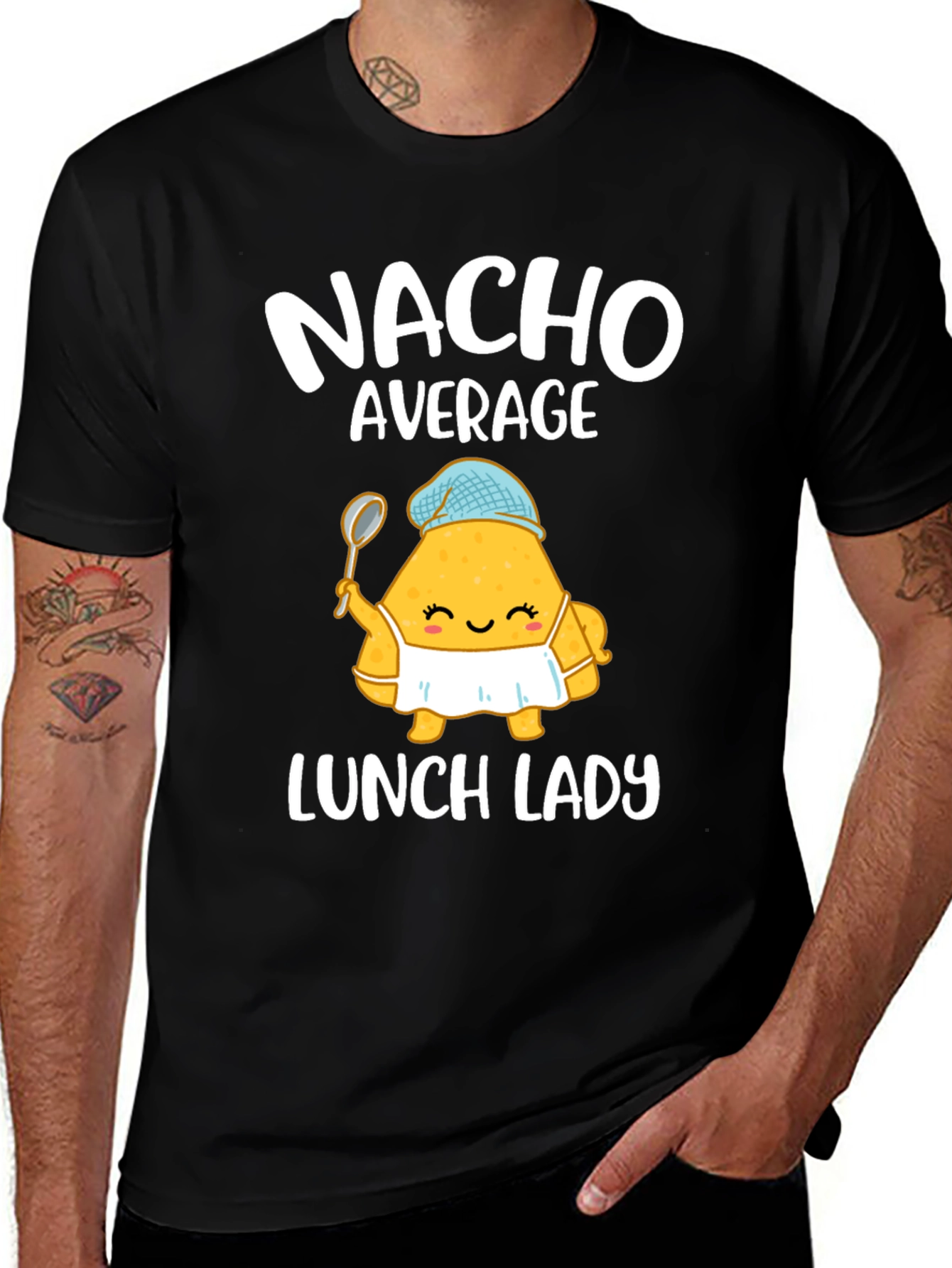 Variant 25 of Nacho Average Lunch Lady Graphic Tee