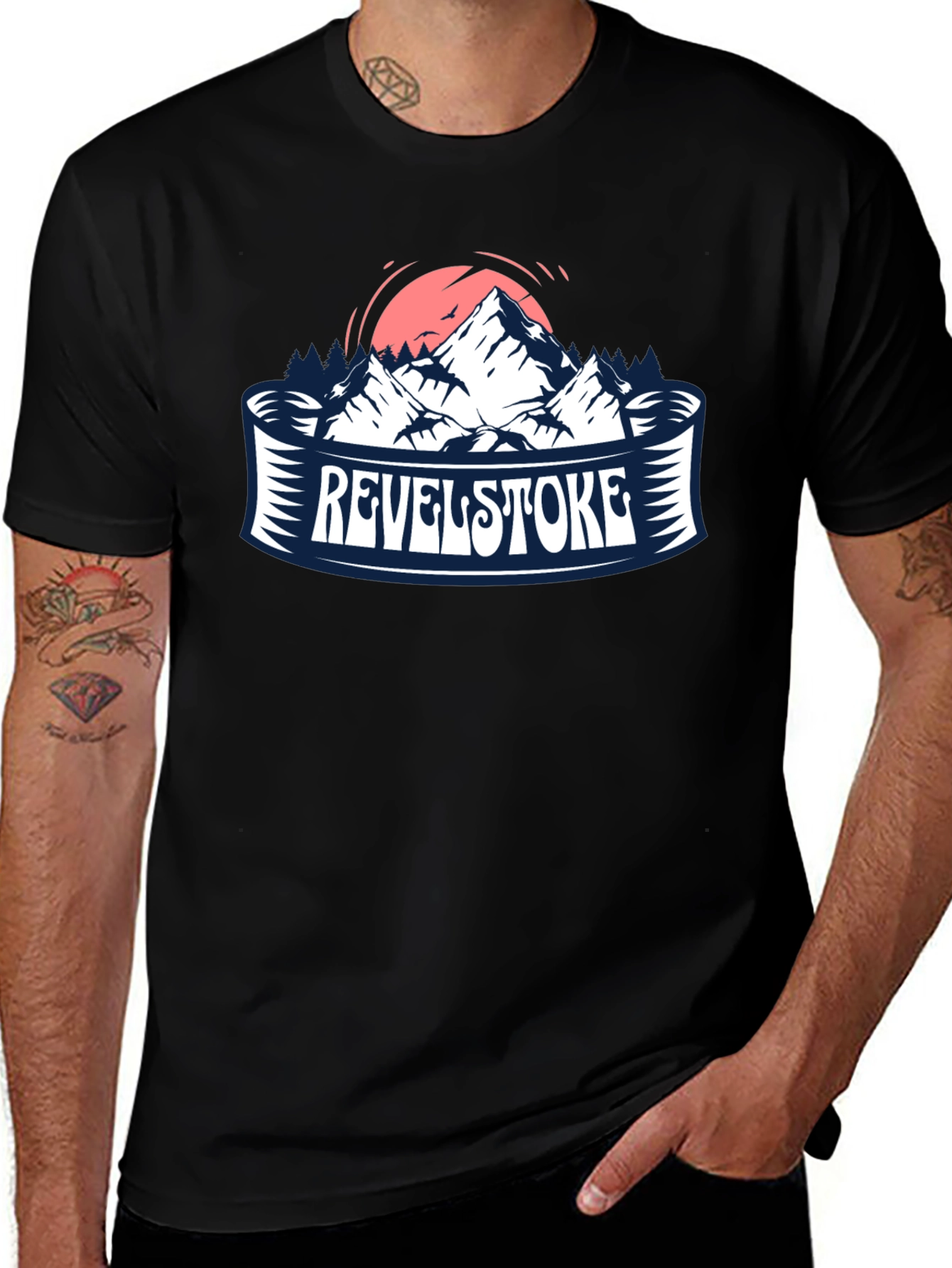 Variant 8 of Revelstoke Mountain Graphic T-Shirt