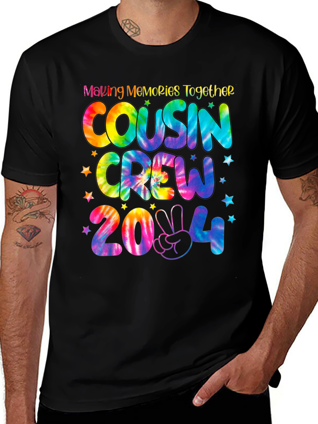Cousin Crew 2024 Tie Dye T-Shirt