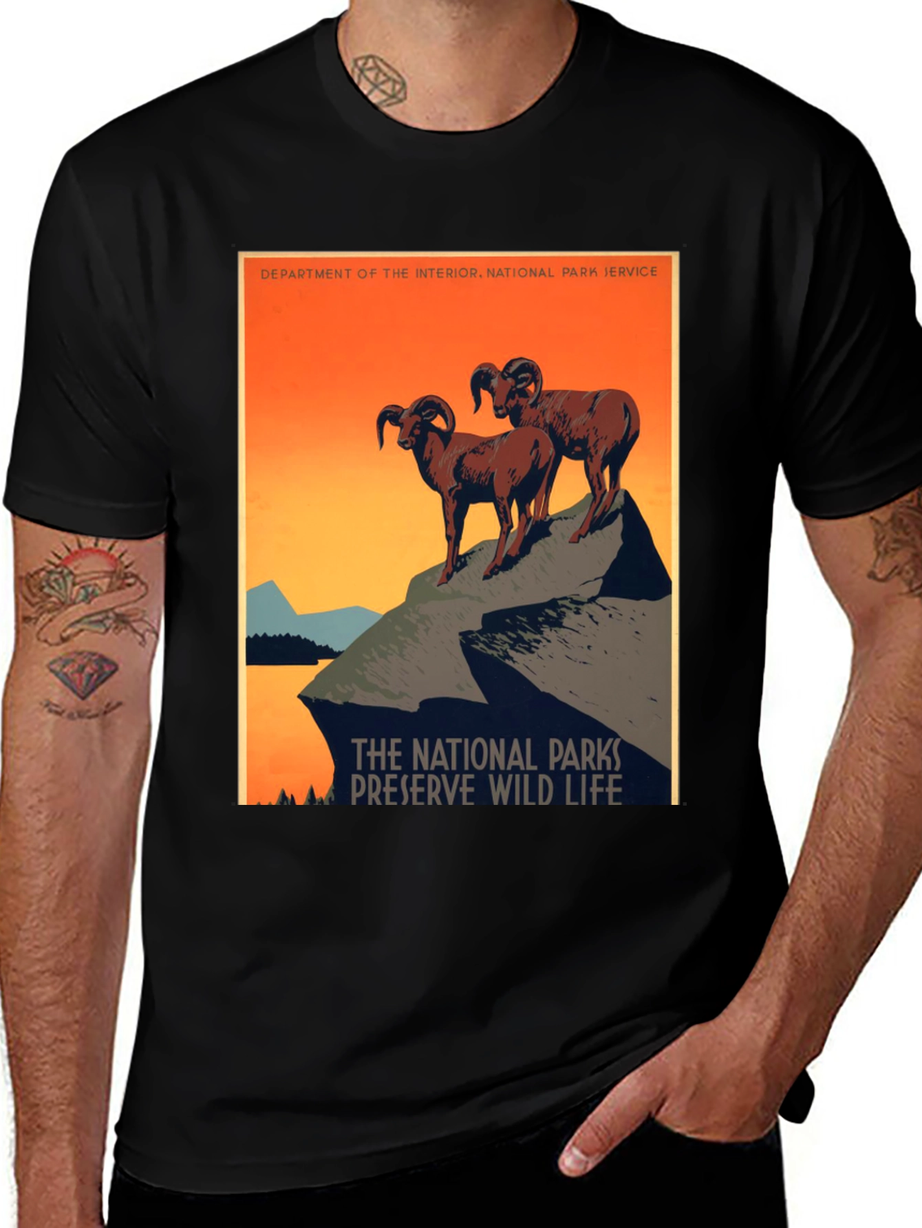 Variant 26 of National Park Service Wildlife T-Shirt