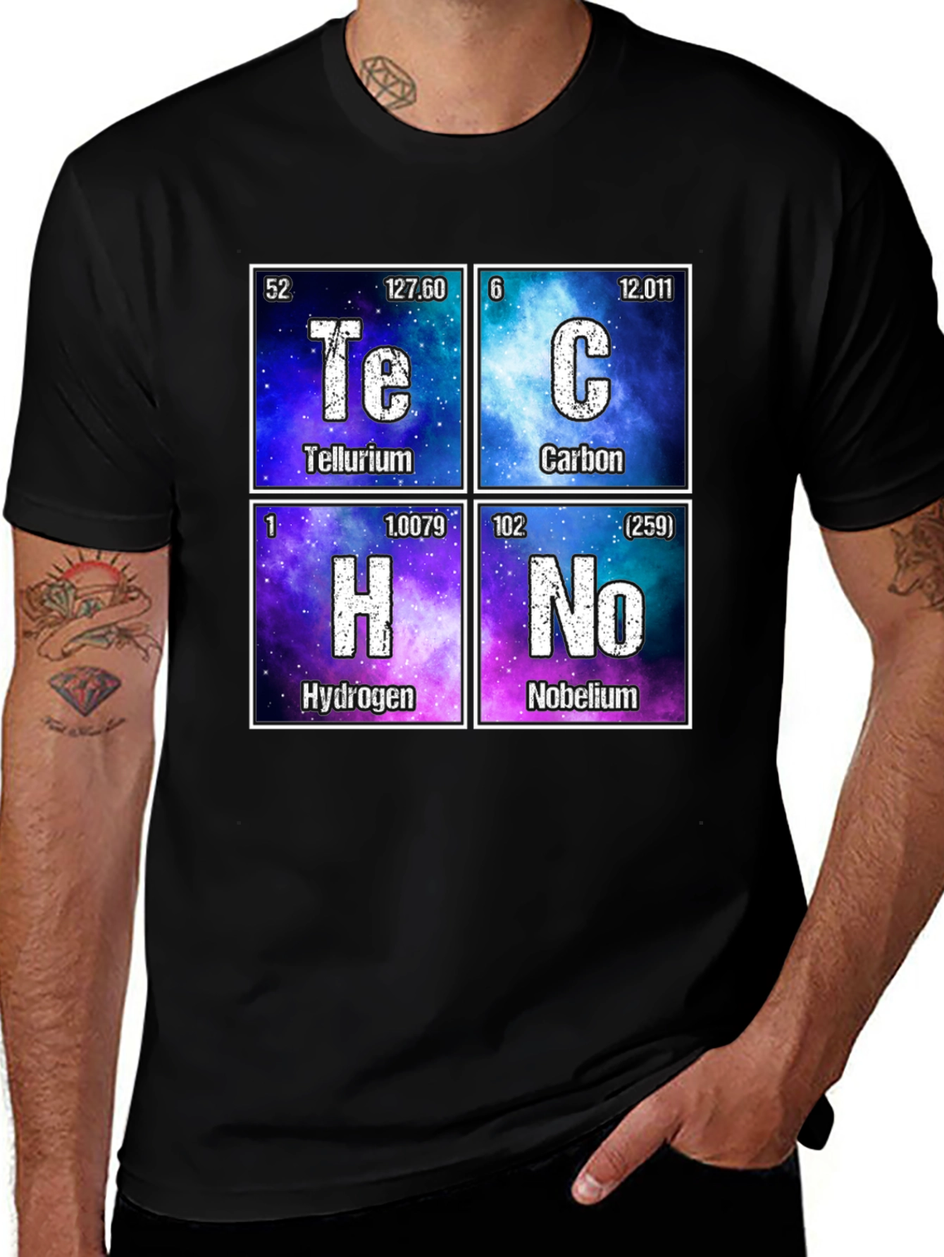 Variant 18 of Periodic Table Elements Funny Science T-Shirt