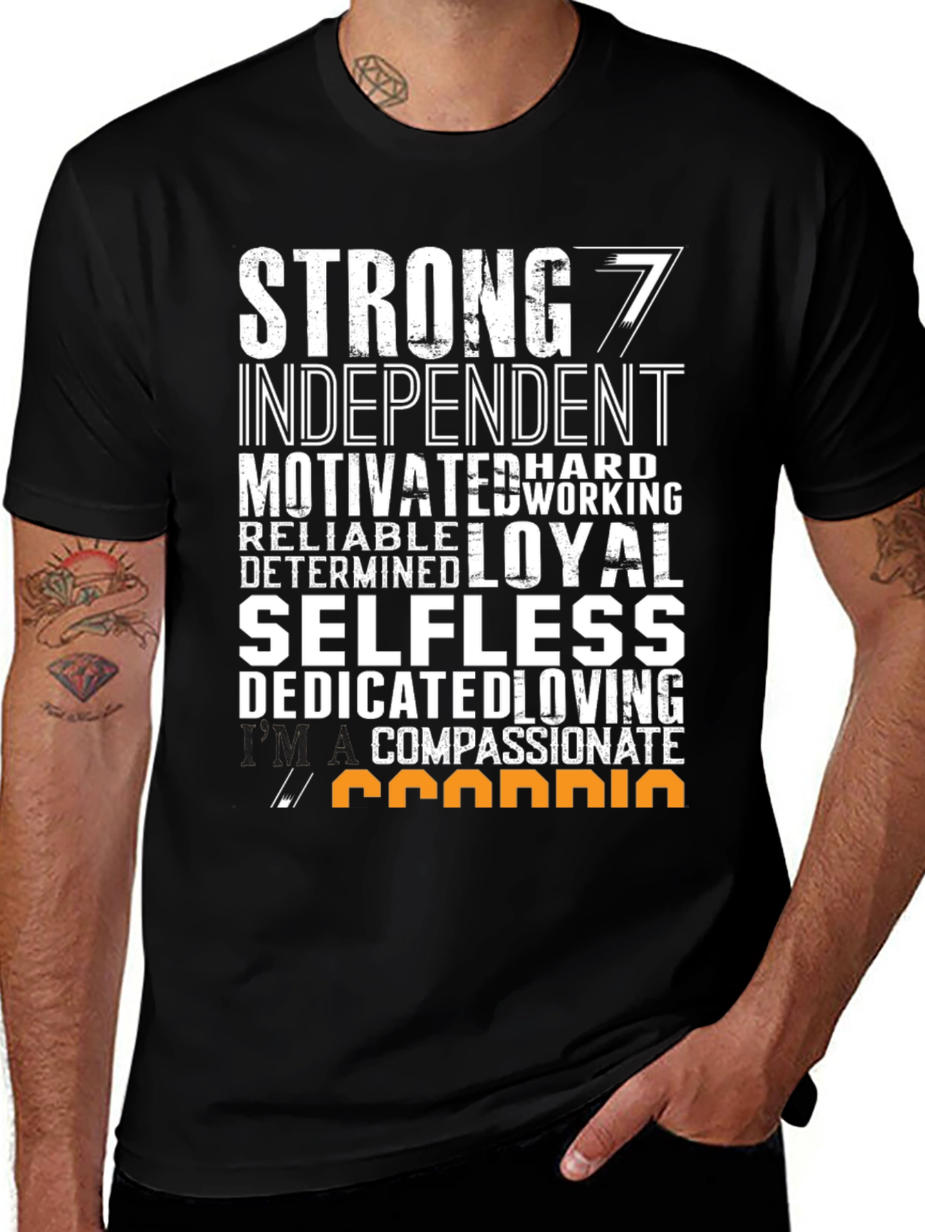 Scorpio Zodiac T-Shirt - Strong Independent Loyal