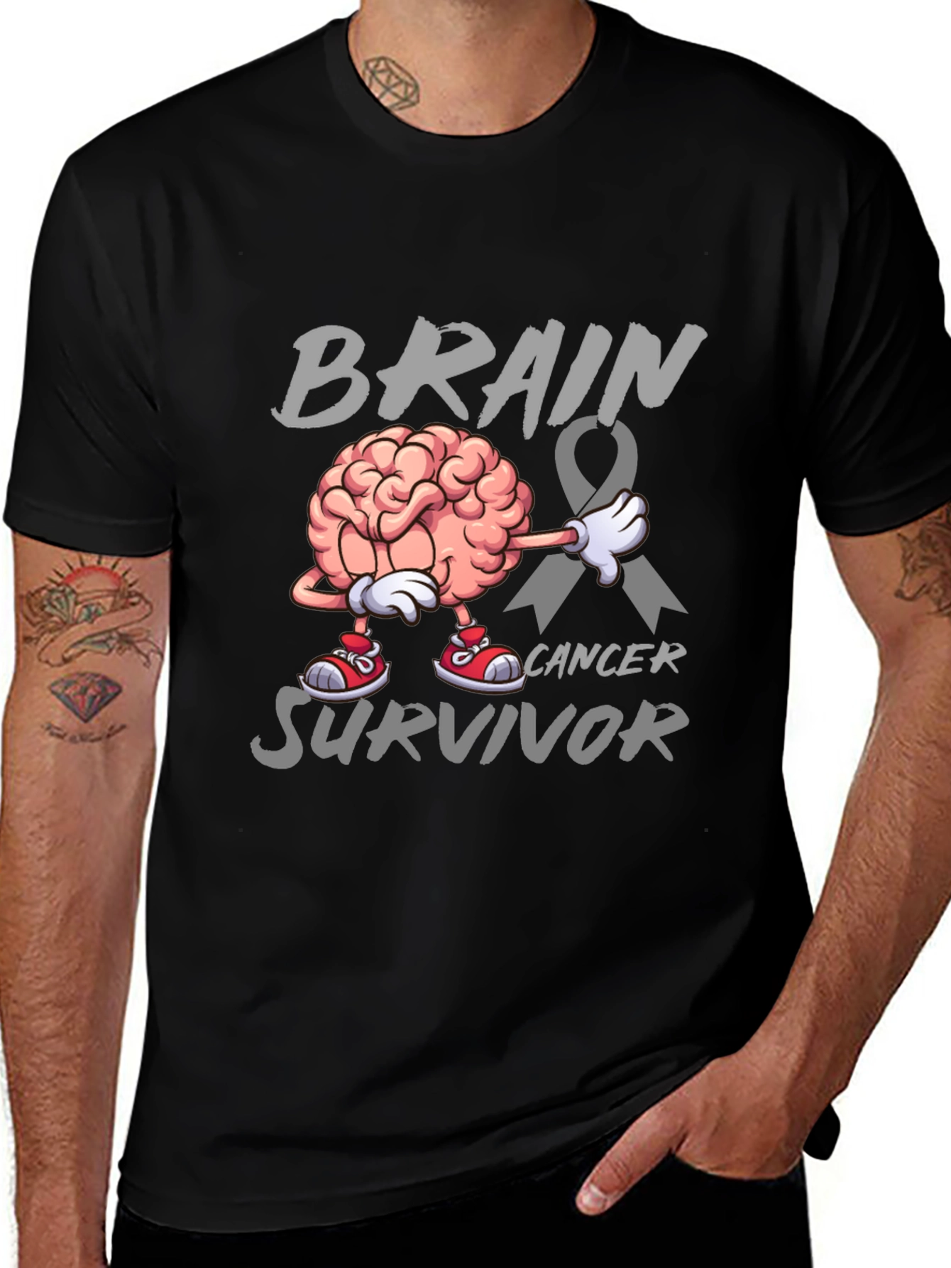 Brain Cancer Survivor T-Shirt - Awareness & Support
