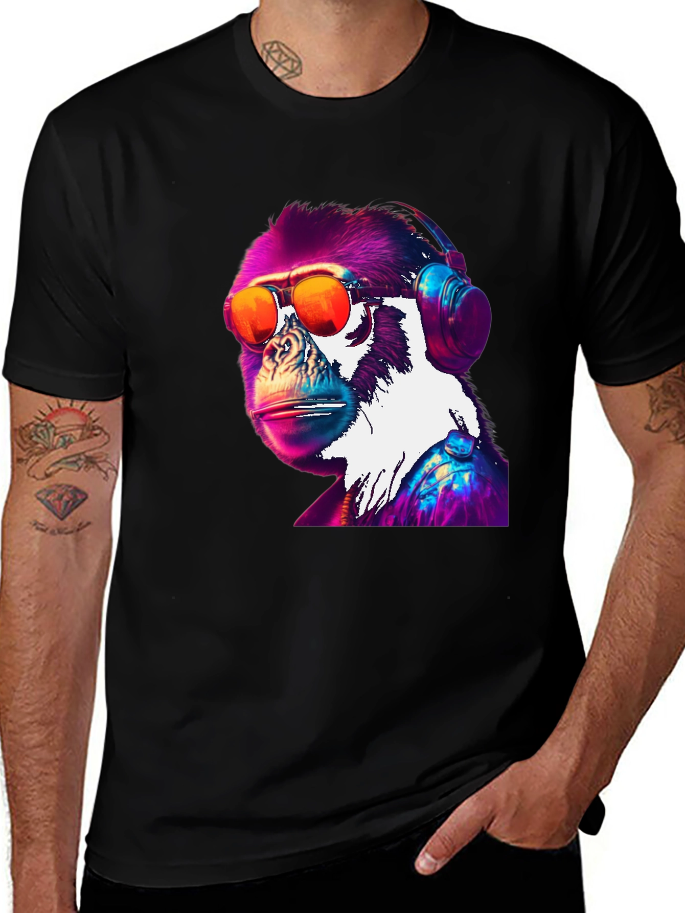 Variant 8 of Cool Monkey Graphic Tee - DJ Ape