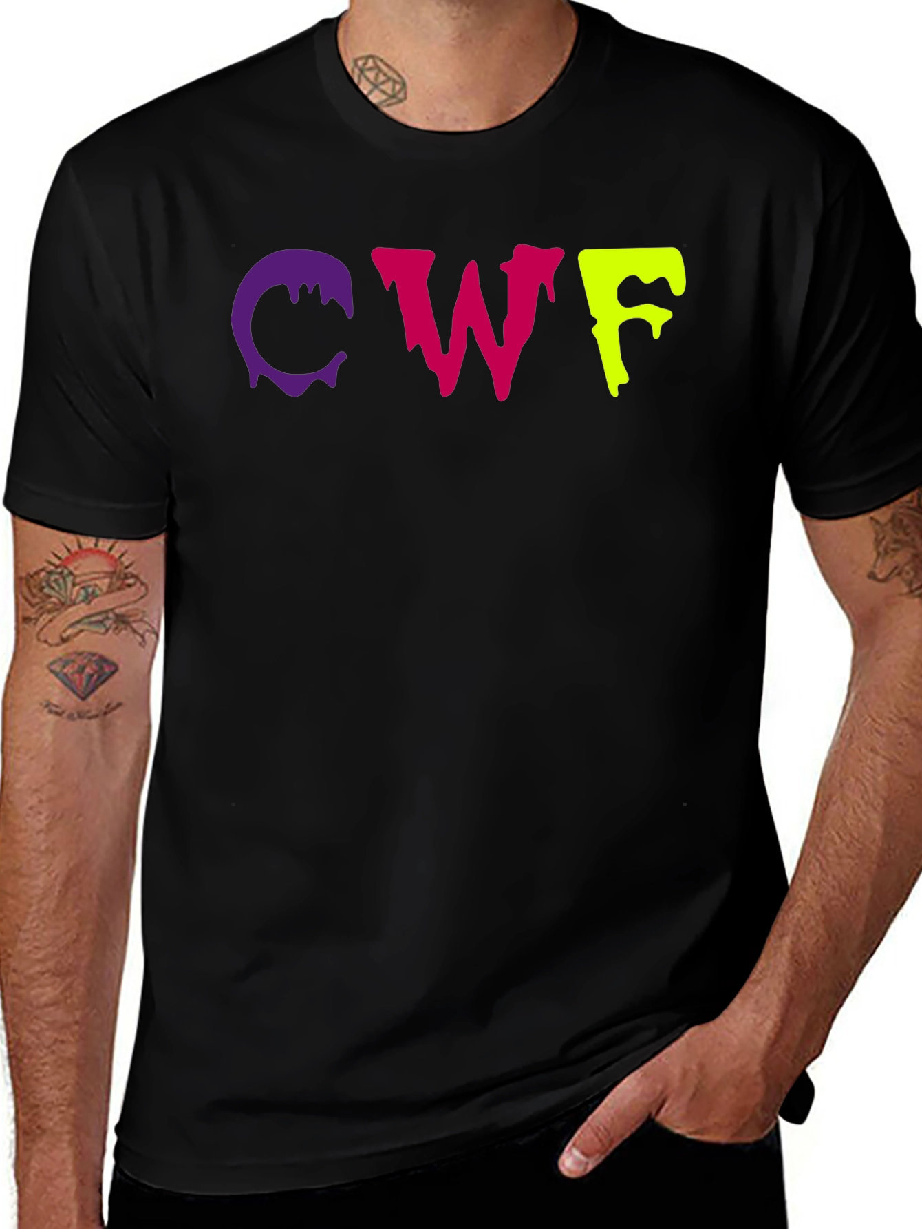 Variant 26 of CWF Drip Graphic T-Shirt - Bold and Unique