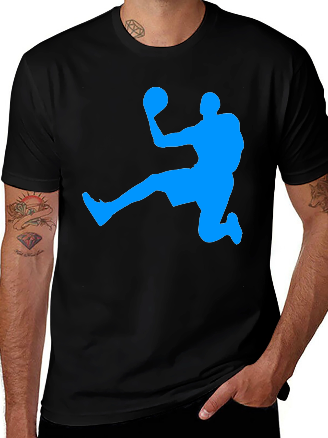 Variant 26 of Basketball Player Graphic T-Shirt