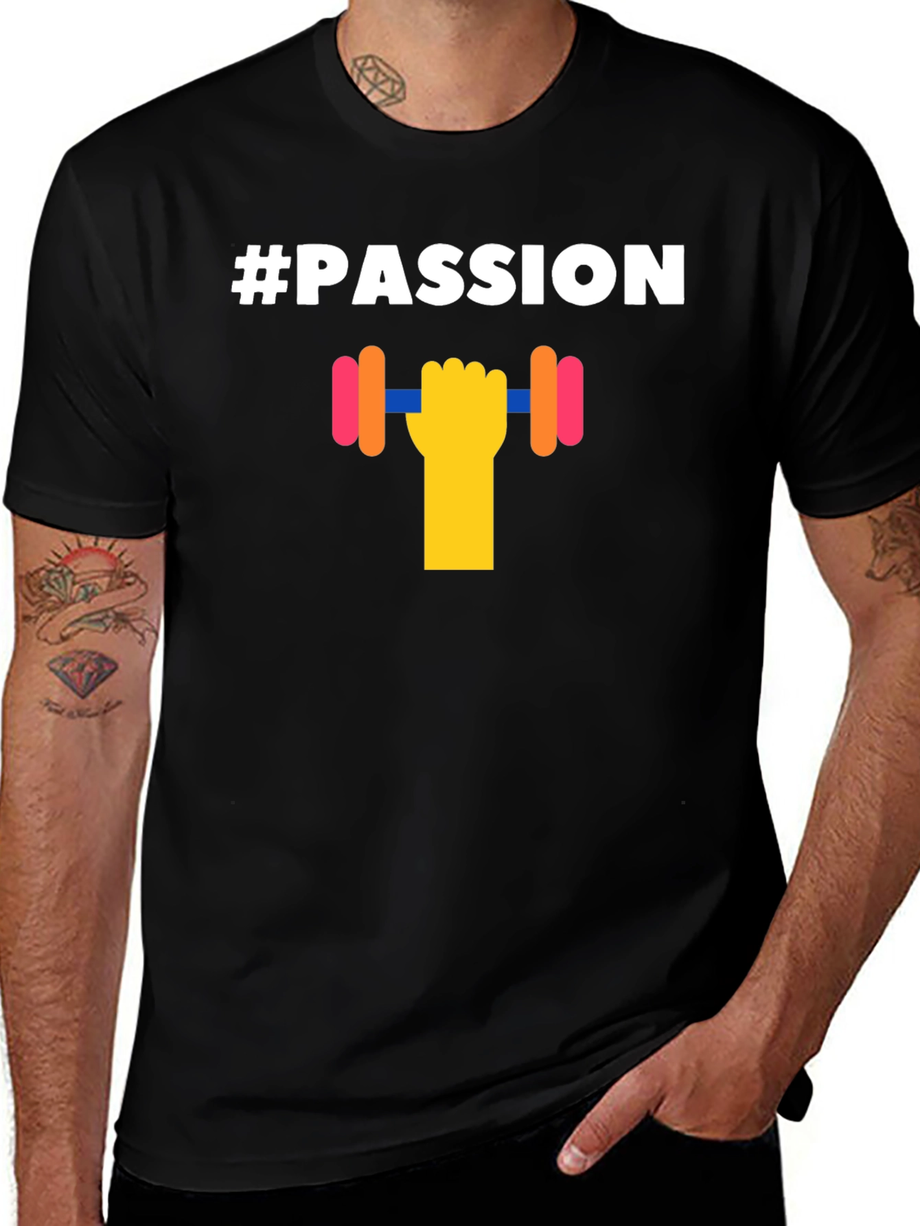 Variant 9 of Passion Gym T-Shirt - Black