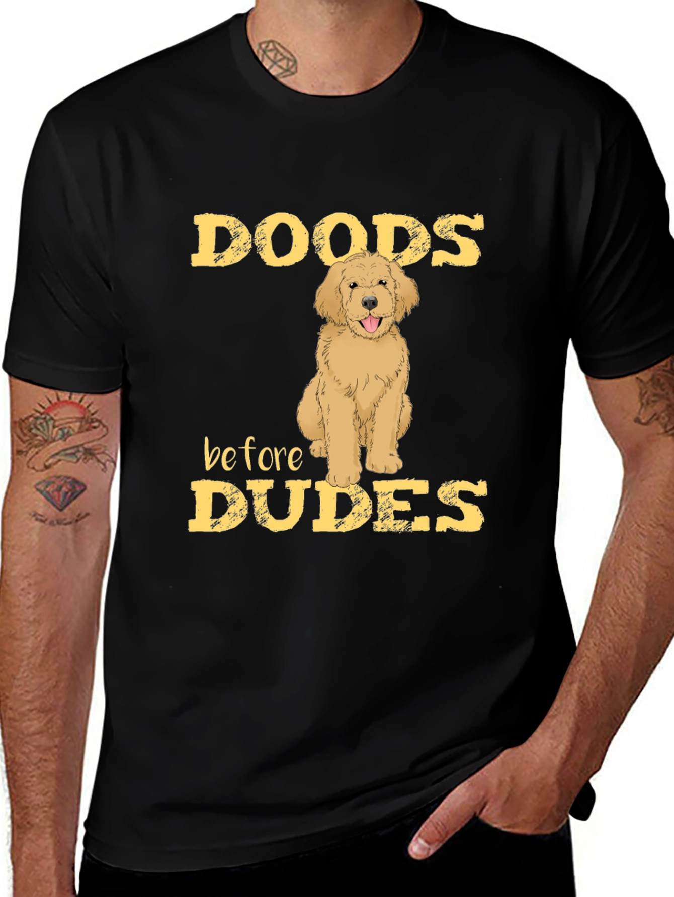 Variant 16 of Doods Before Dudes Dog Lover Graphic Tee