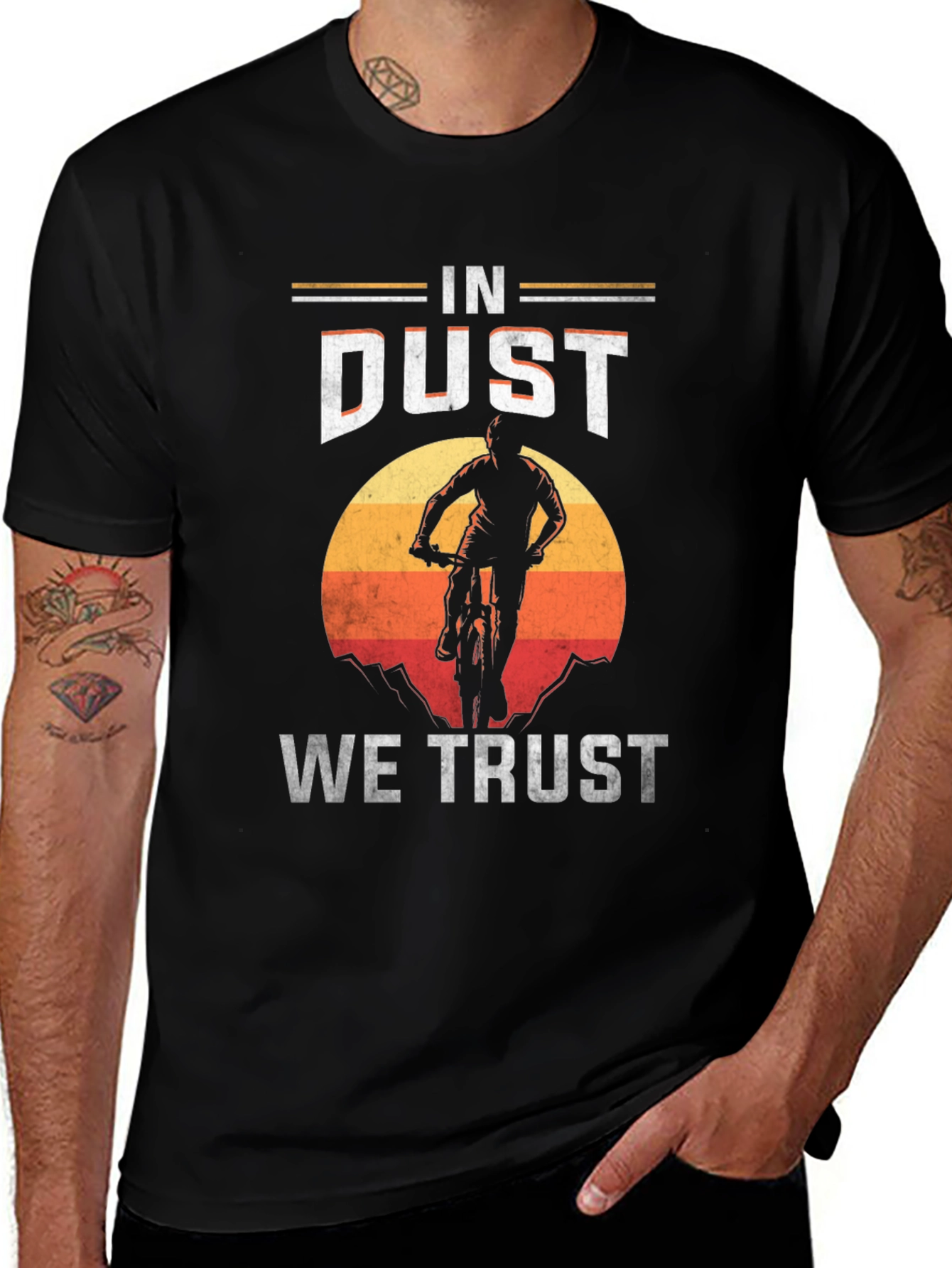 Variant 28 of In Dust We Trust Mountain Bike T-Shirt
