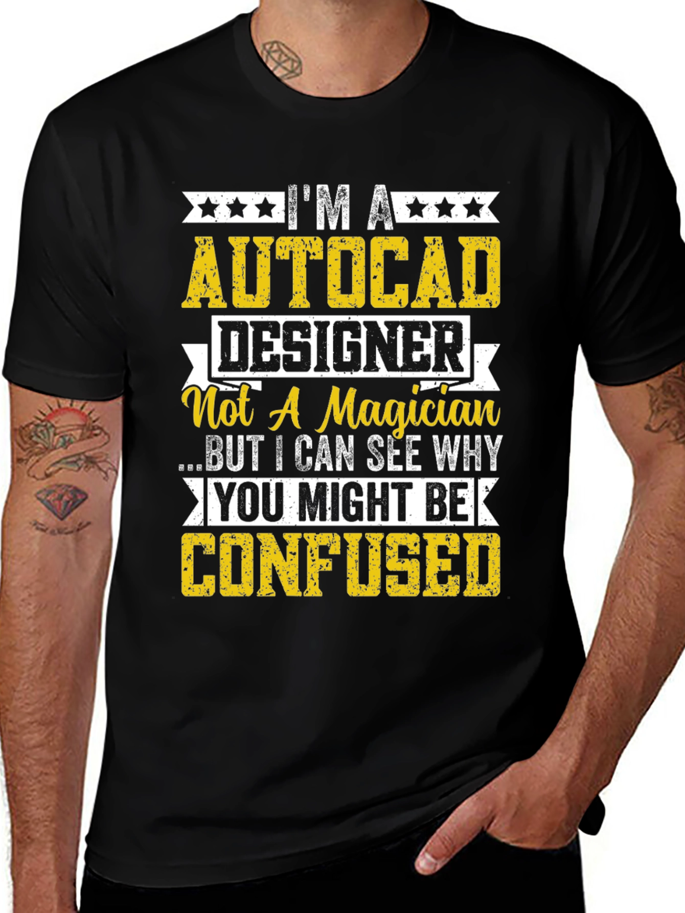 AutoCAD Designer T-Shirt: I'm Not A Magician