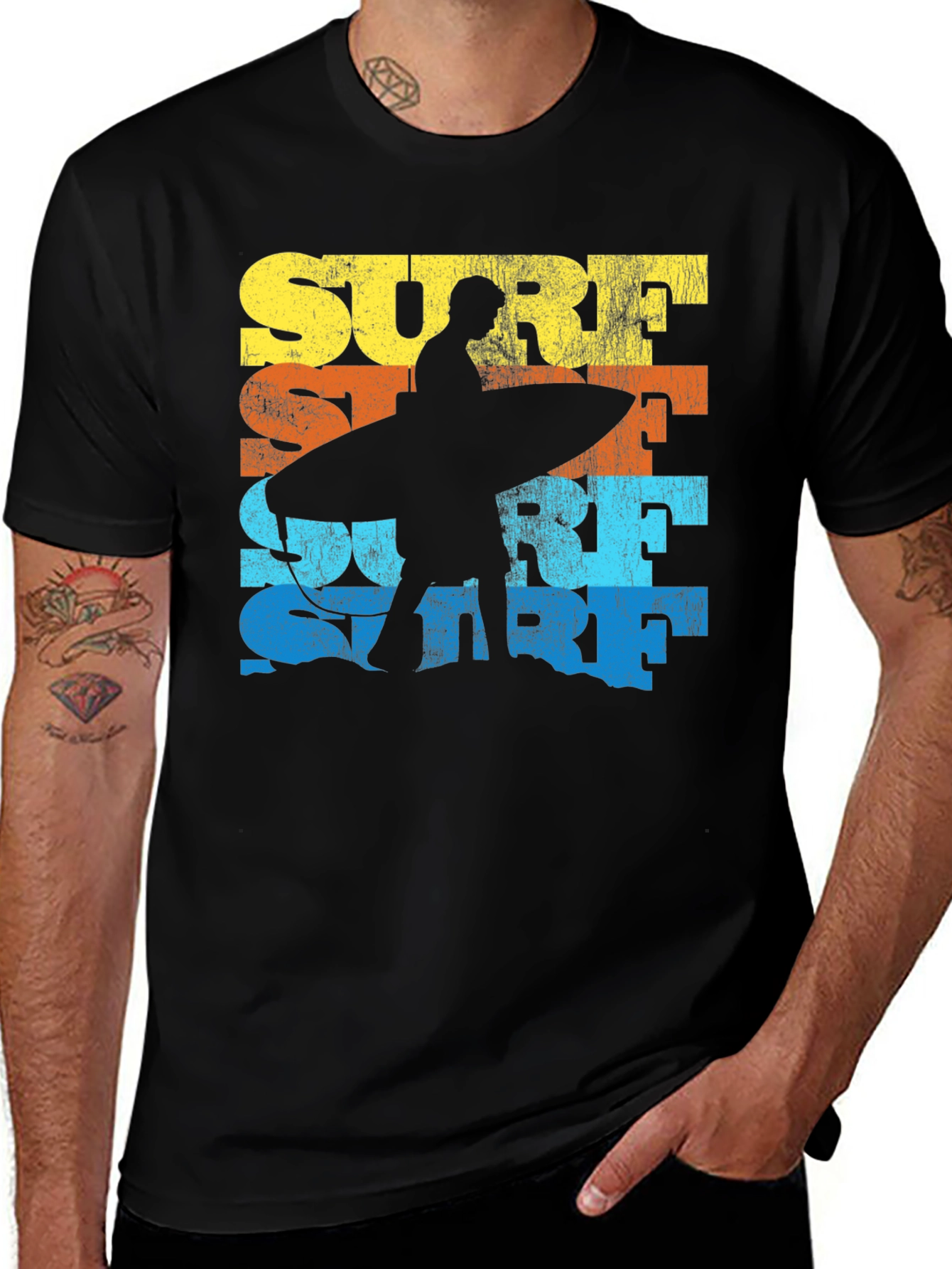 Variant 18 of Surf T-Shirt Retro Design