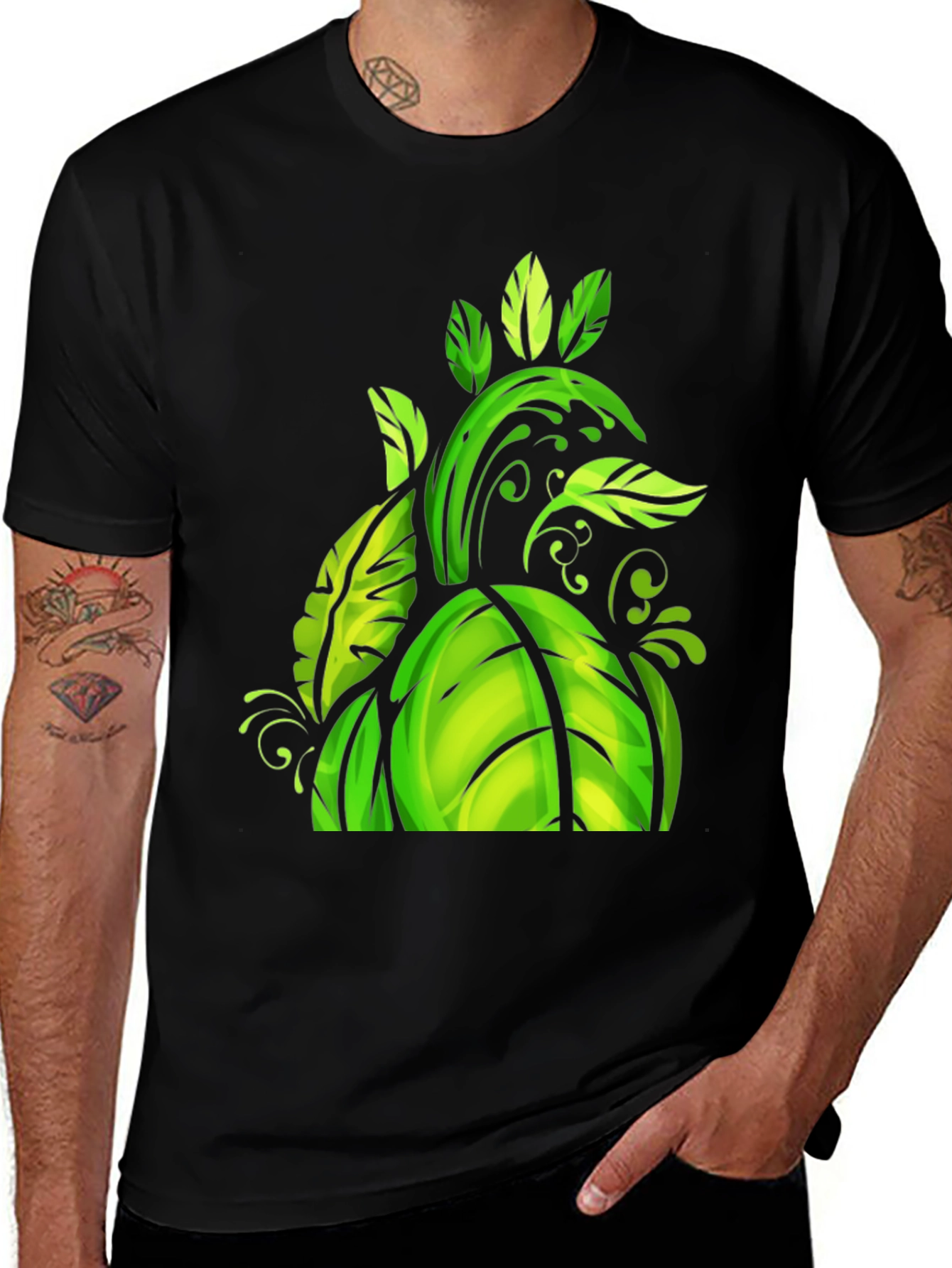 Green Sprout Graphic T-Shirt - Organic Design