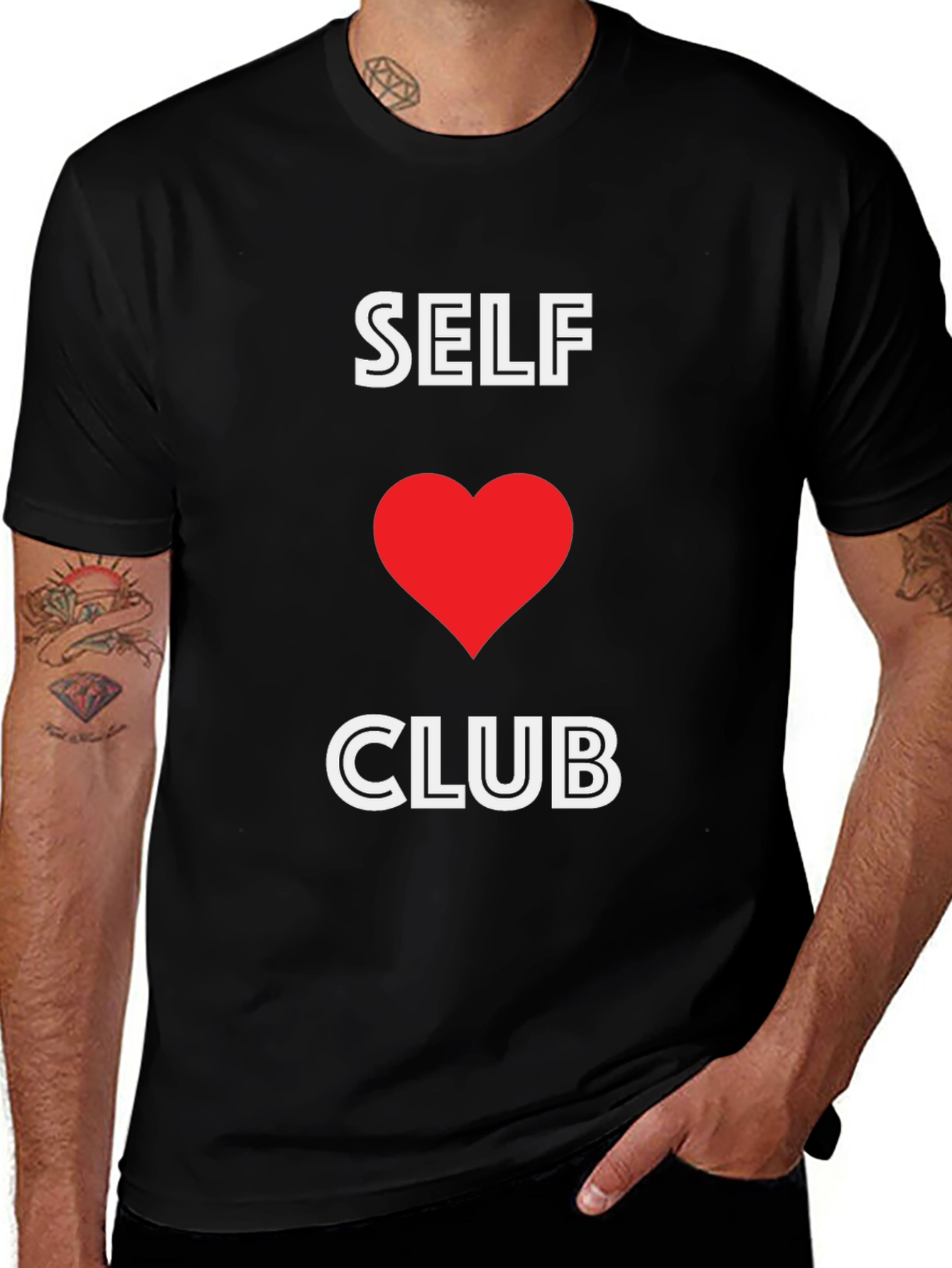 Variant 14 of Self Love Club T-Shirt - Stylish Cotton Blend Tee
