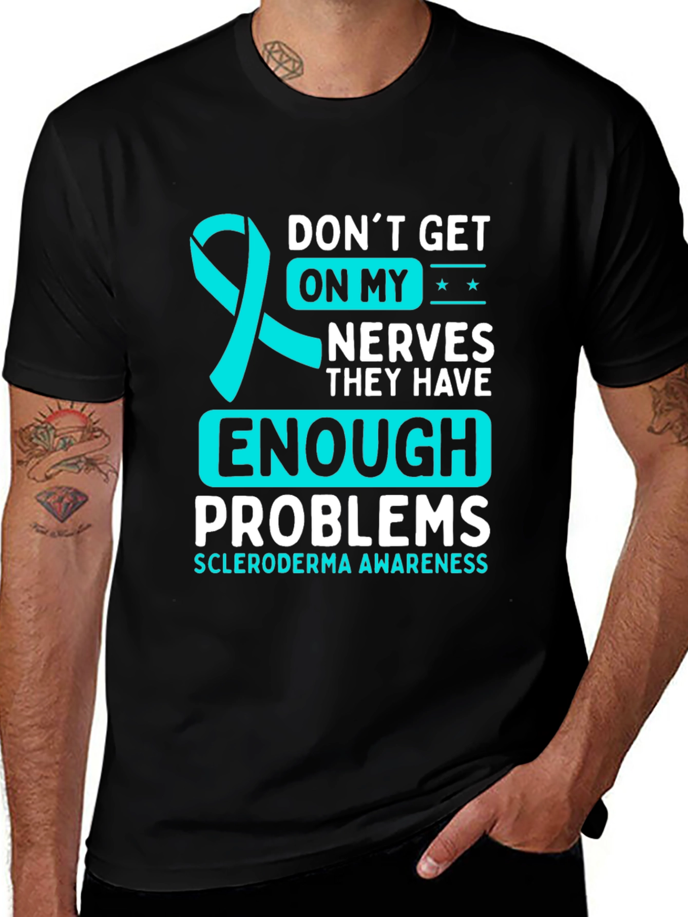 Variant 21 of Scleroderma Awareness T-Shirt