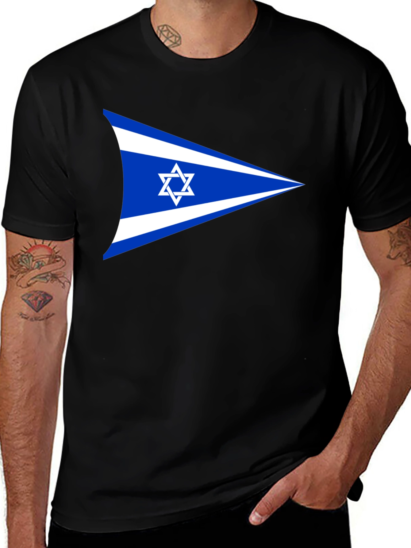 Israel Flag Pennant T-Shirt