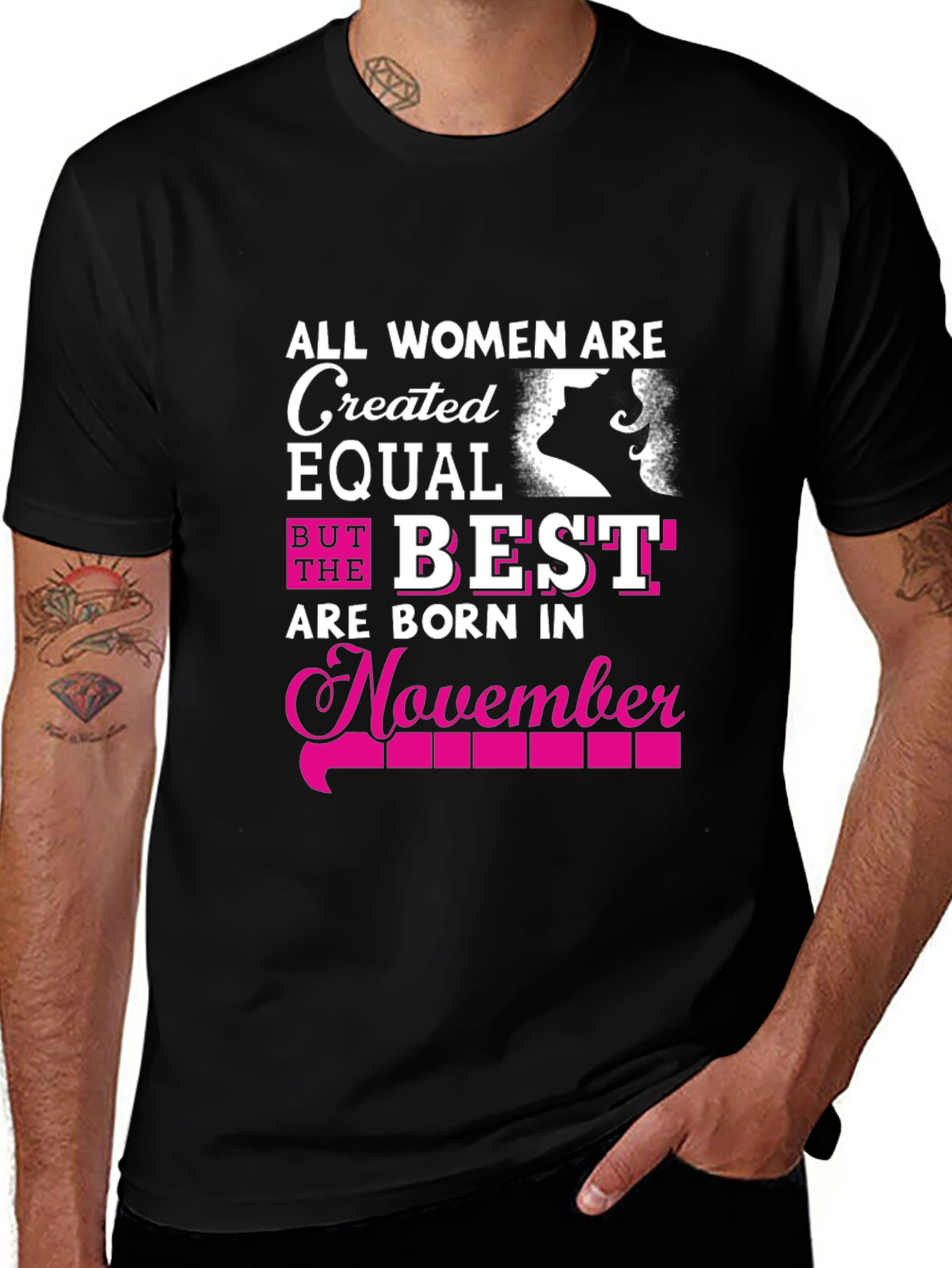 Variant 30 of All Women Are Created Equal November Birthday T-Shirt