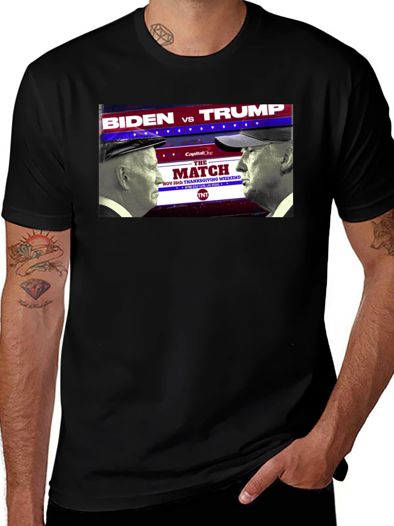 Biden VS Trump Golf Match T-Shirt