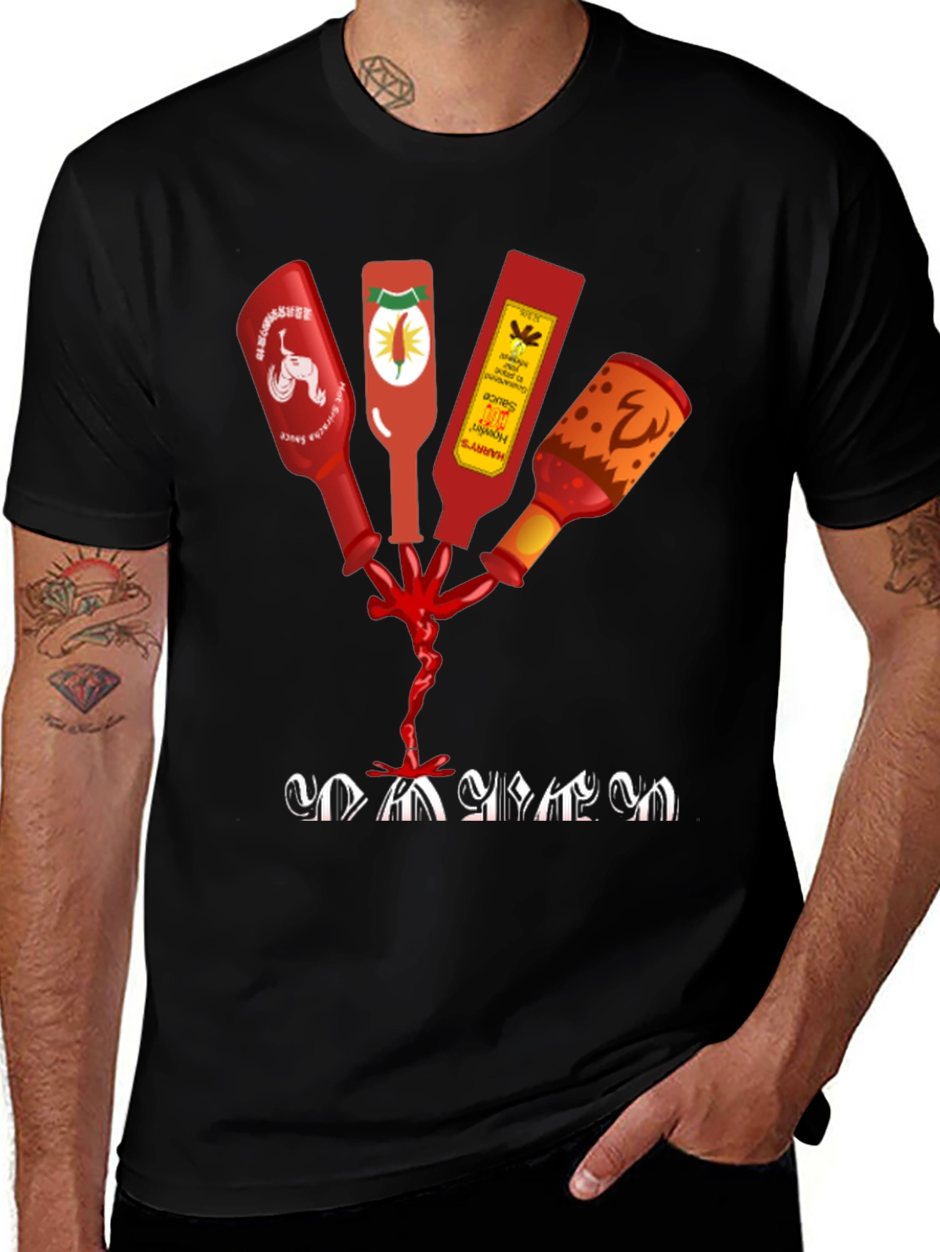 Spicy Sauce T-Shirt - Hot Sauce Graphic Tee