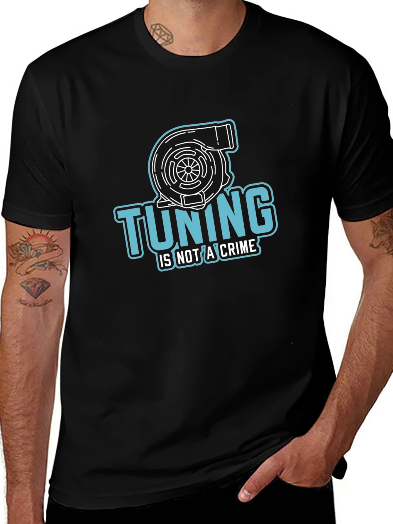 Tuning is Not a Crime T-Shirt - Turbo Design
