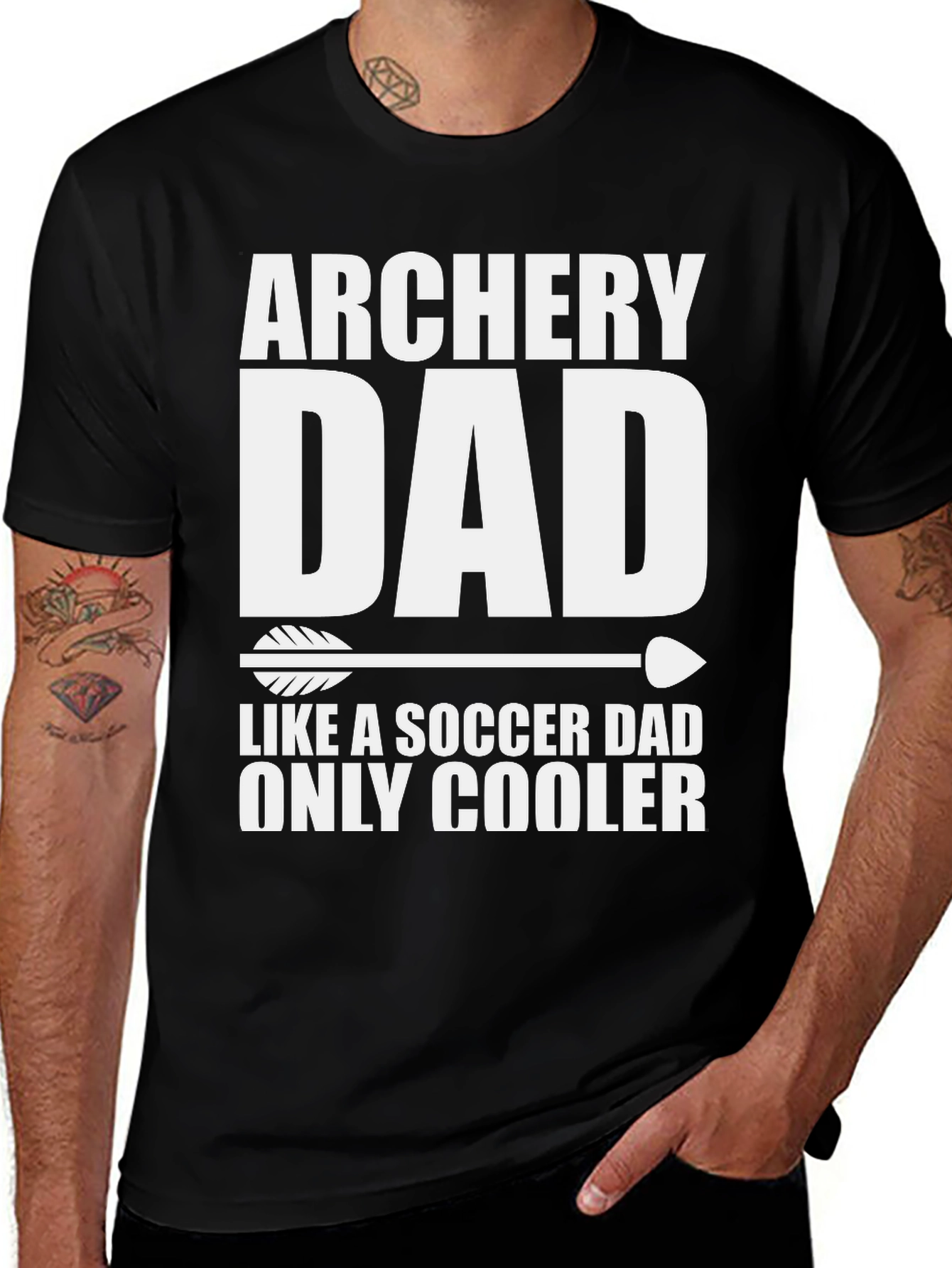 Variant 3 of Archery Dad T-Shirt - Cool Soccer Dad Alternative