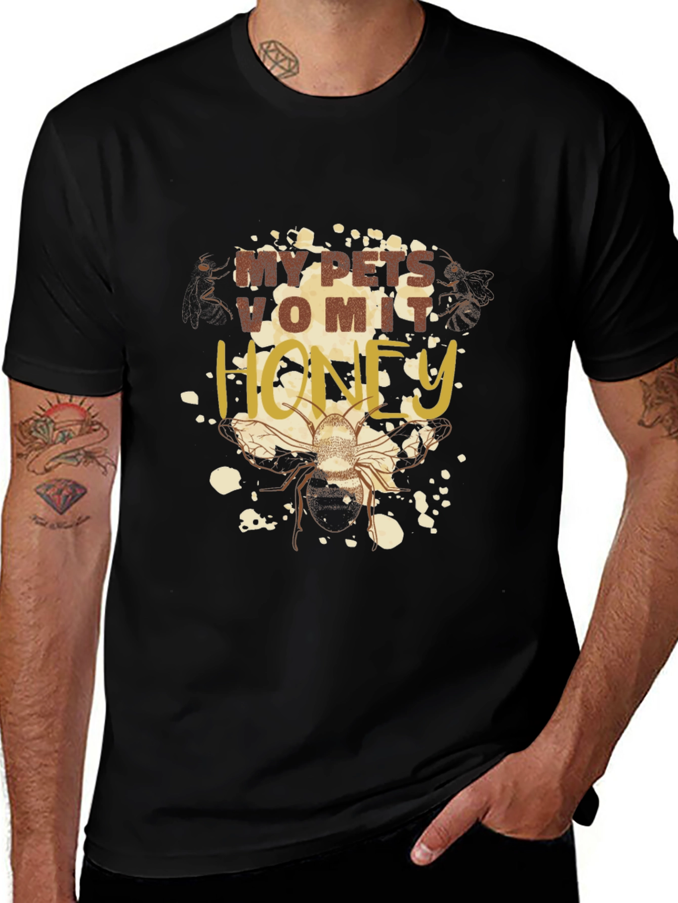 My Pets Vomit Honey Graphic Tee