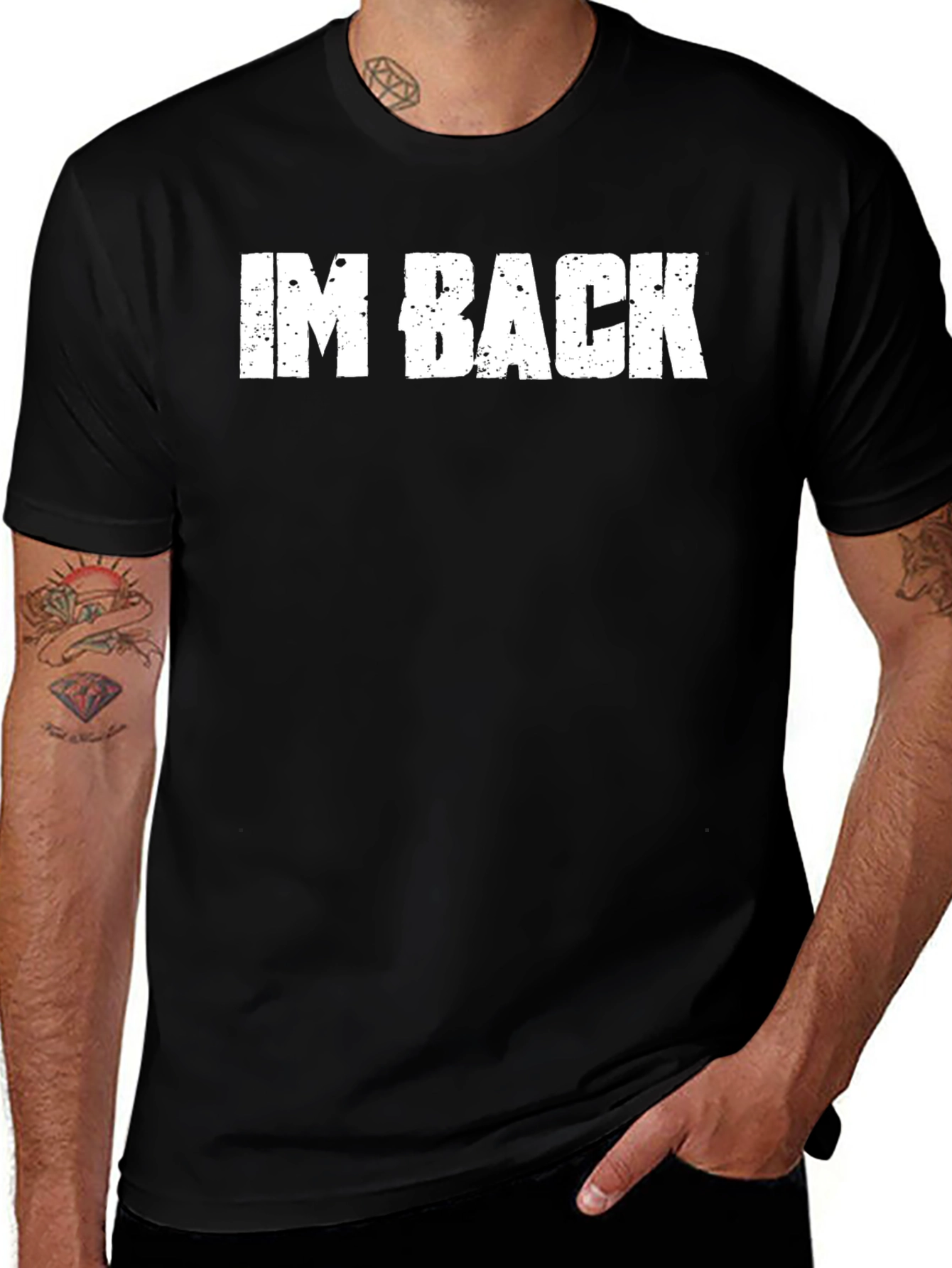 Variant 15 of "I'm Back" Graphic T-Shirt