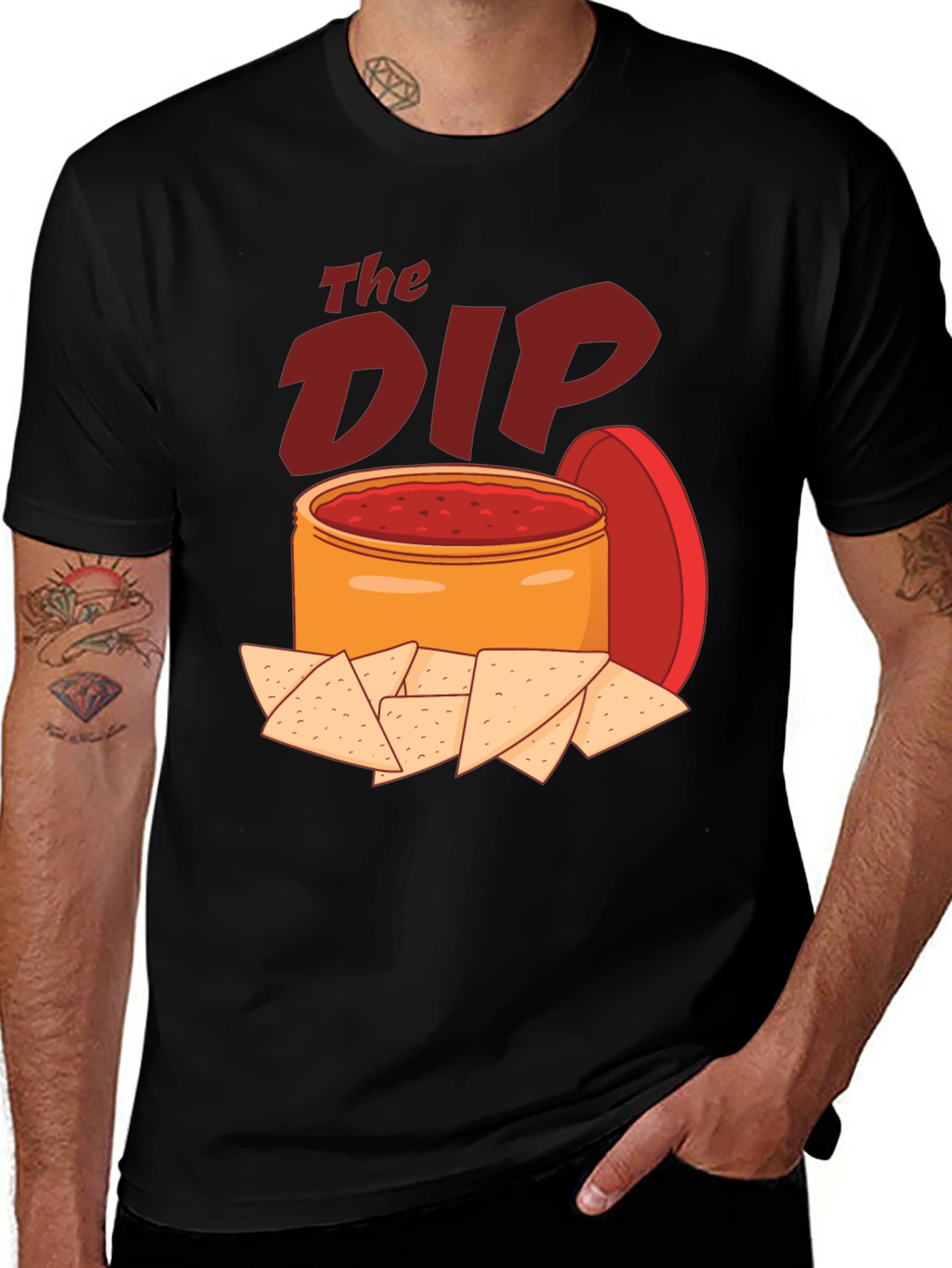 Variant 17 of The Dip T-Shirt - Funny Foodie Tee